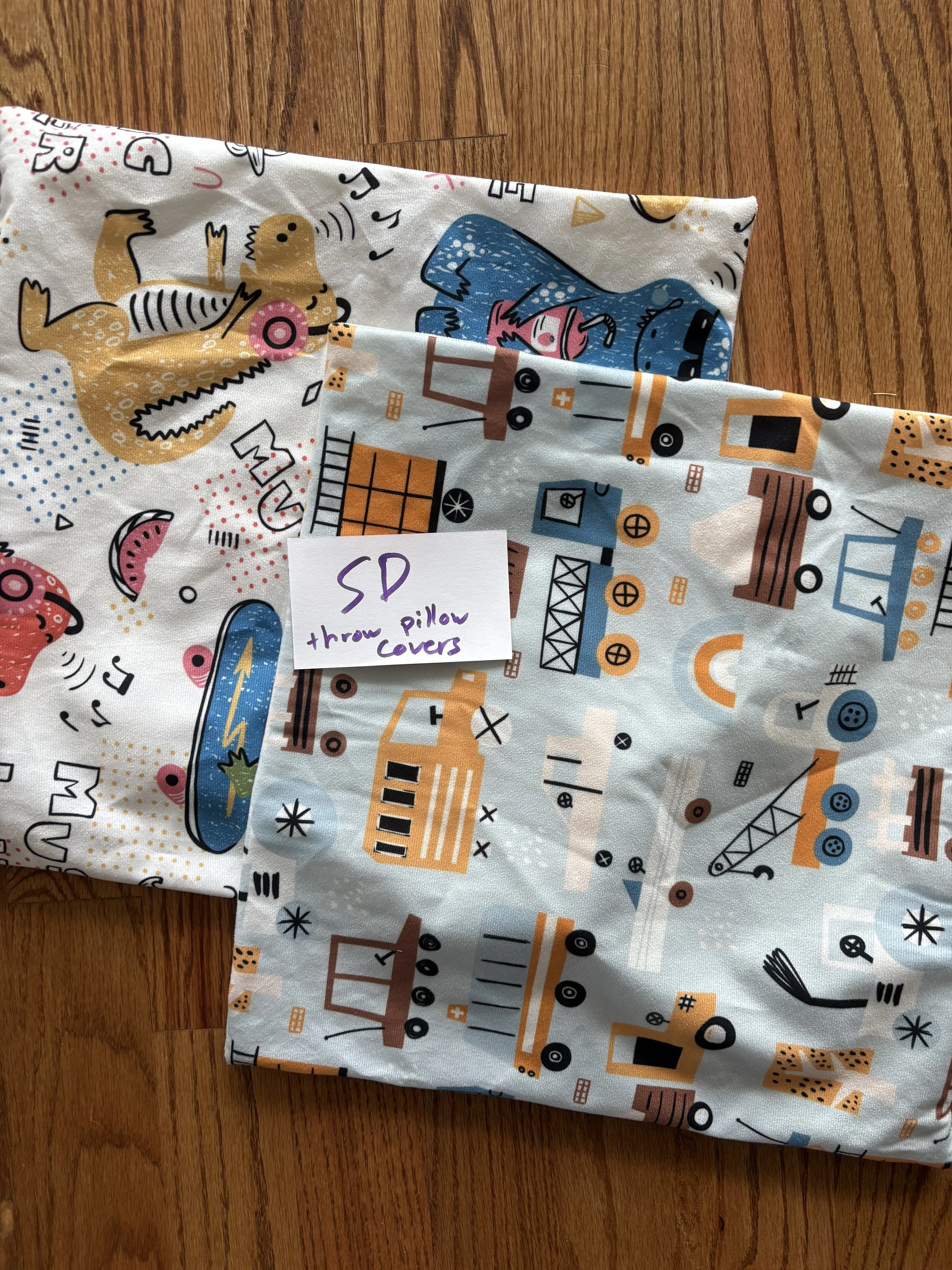 Lot SD throw pillow covers