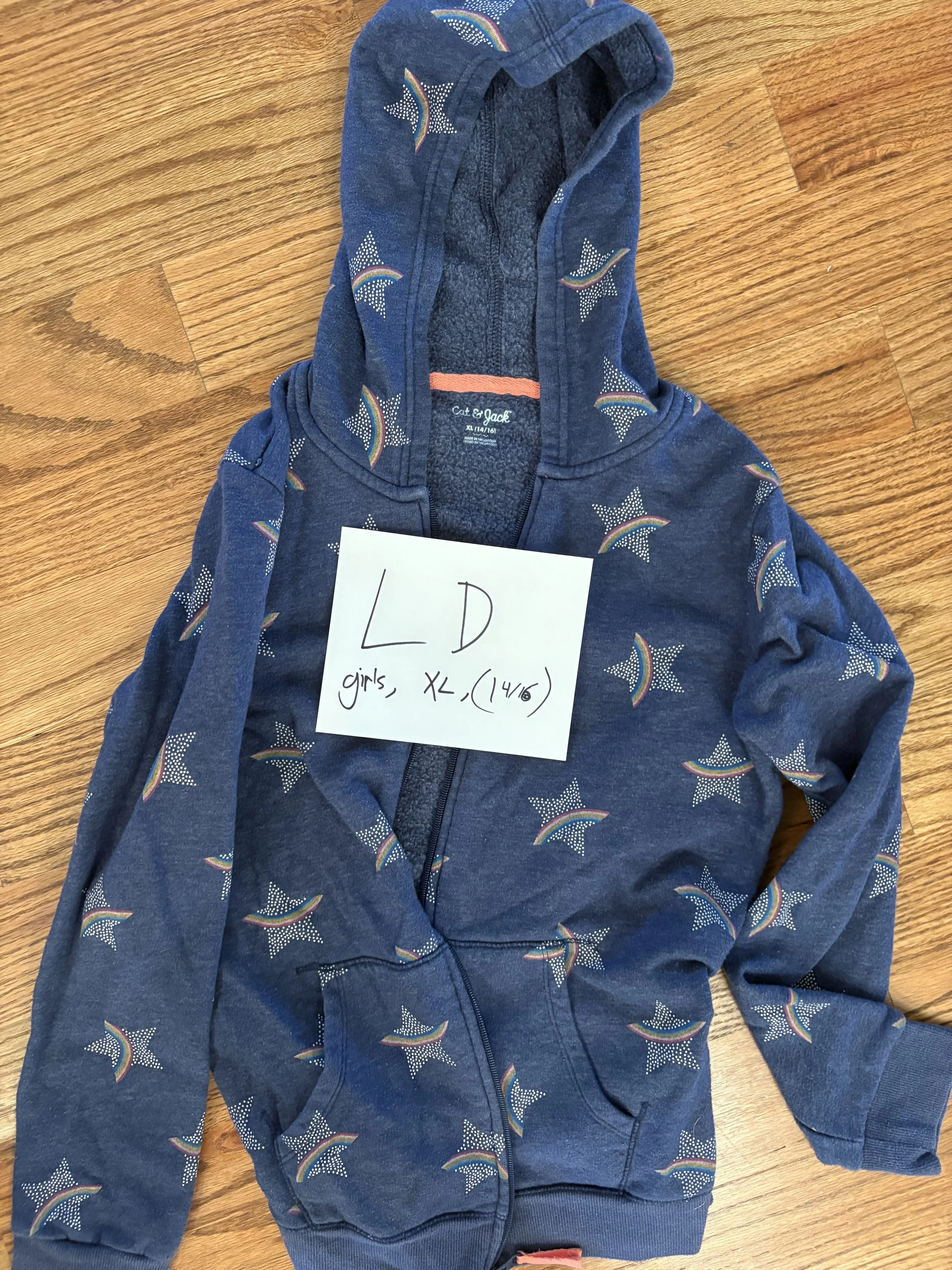 Lot LE girls size XL 14/16 hoodie