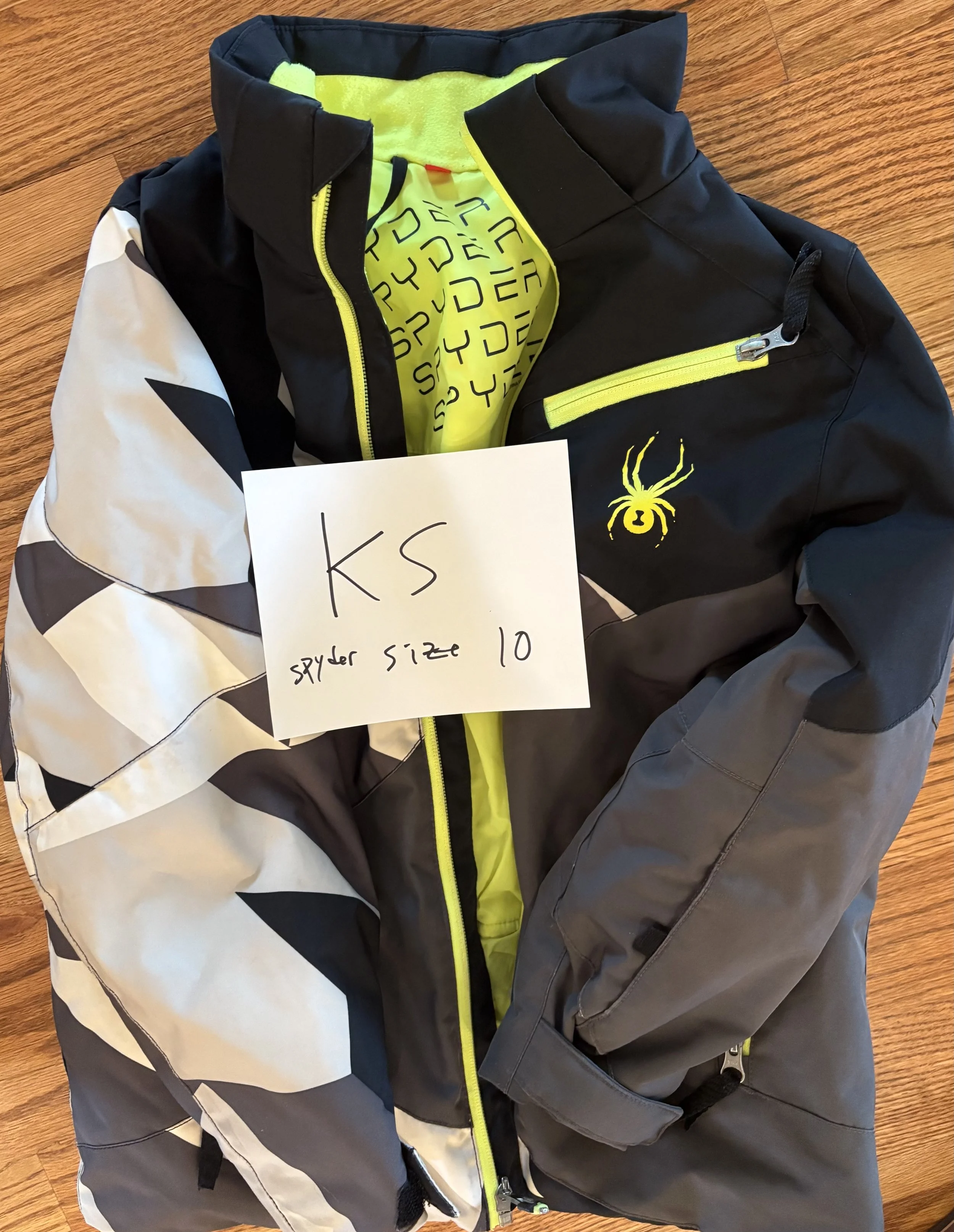 Lot KS size 10 Spyder coat