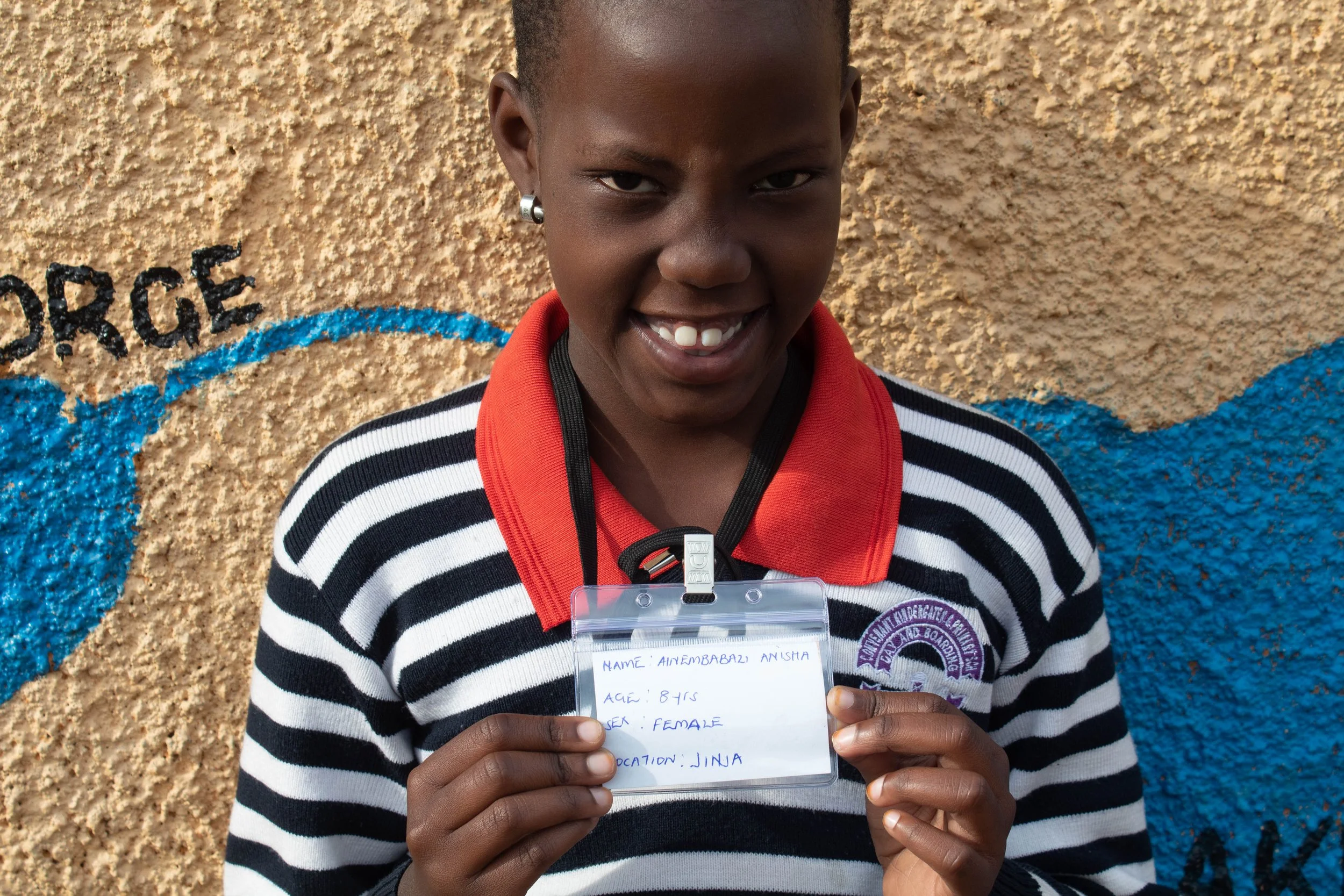 Ainembabazi Anisha, age 8