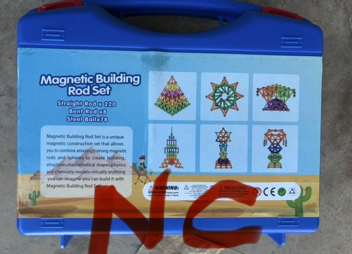 Lot NC - magnetic building set