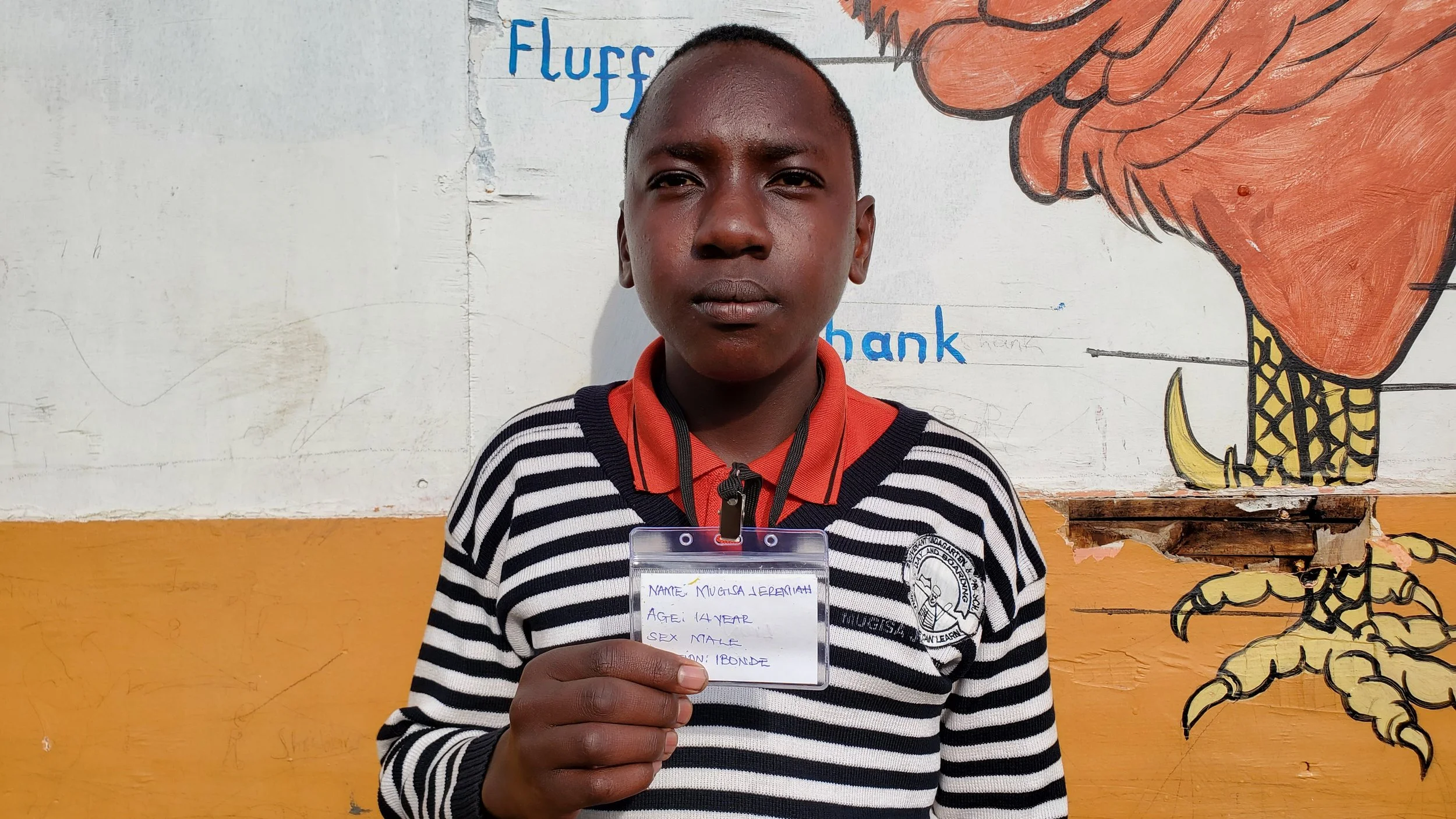 Mugisa Jeremiah, age 14