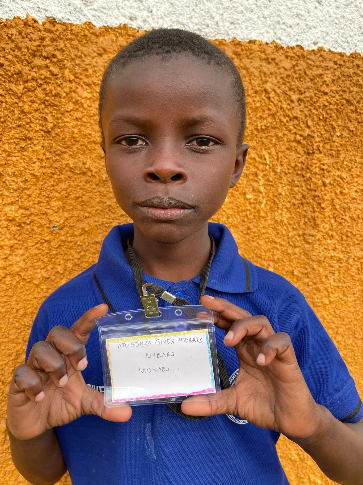 Atugonza Given Morris, age 10