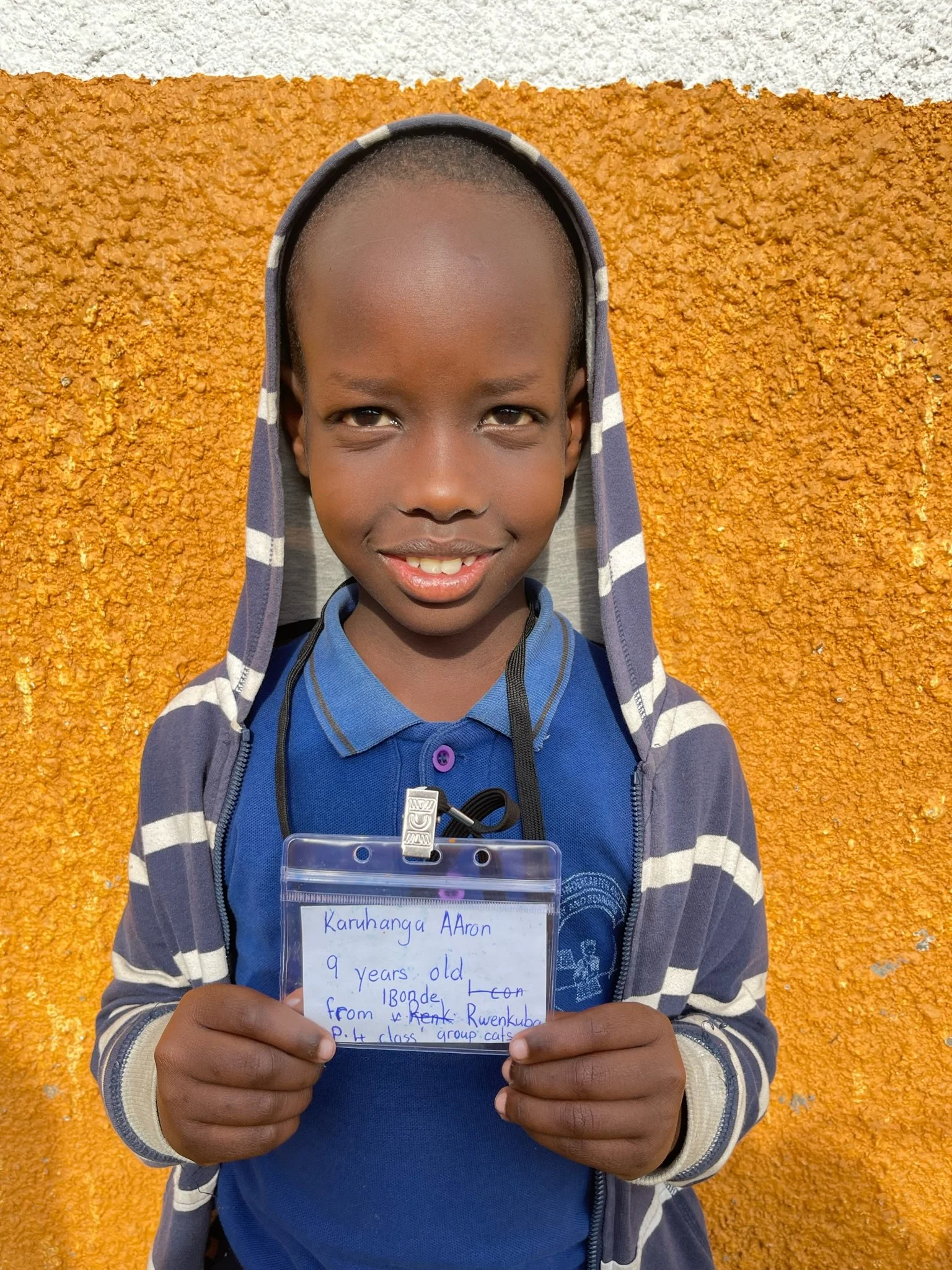 Karuhanga Aaron, age 9