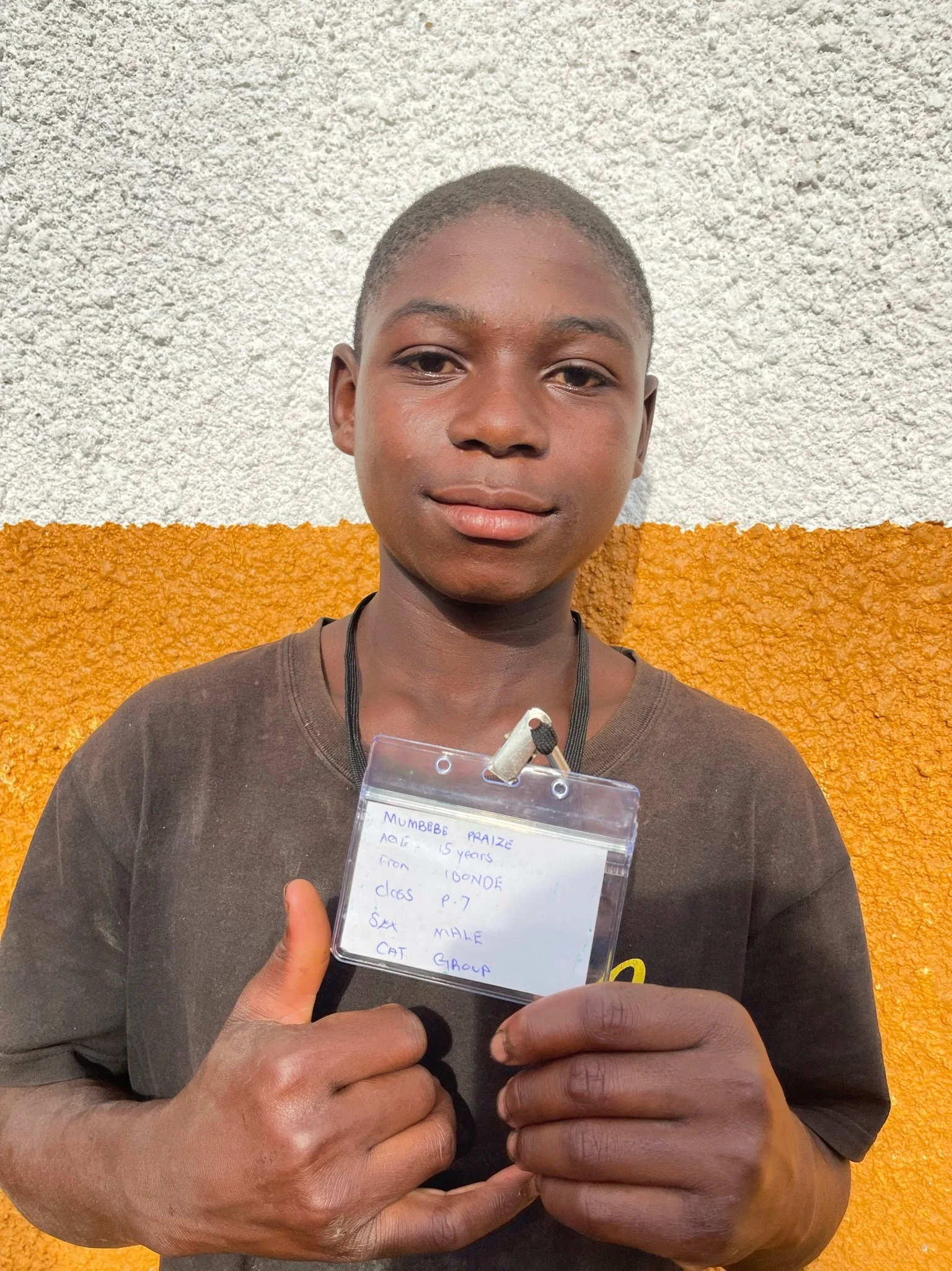 Mumbebe Praize, age 15