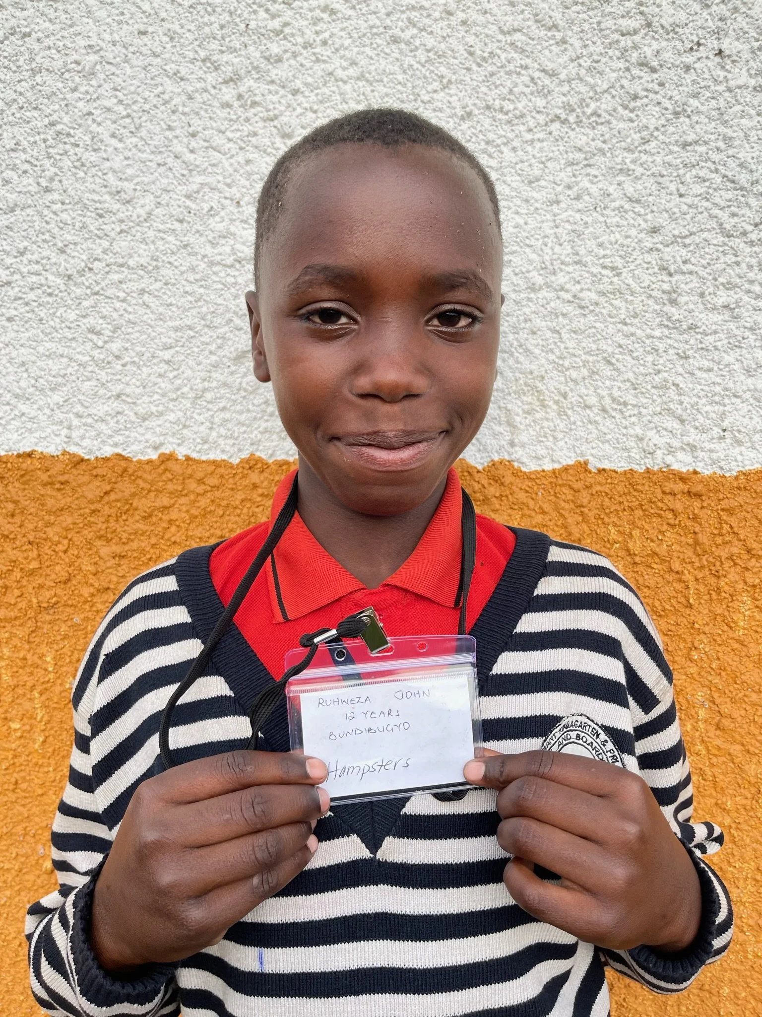 Ruhweza John, age 12