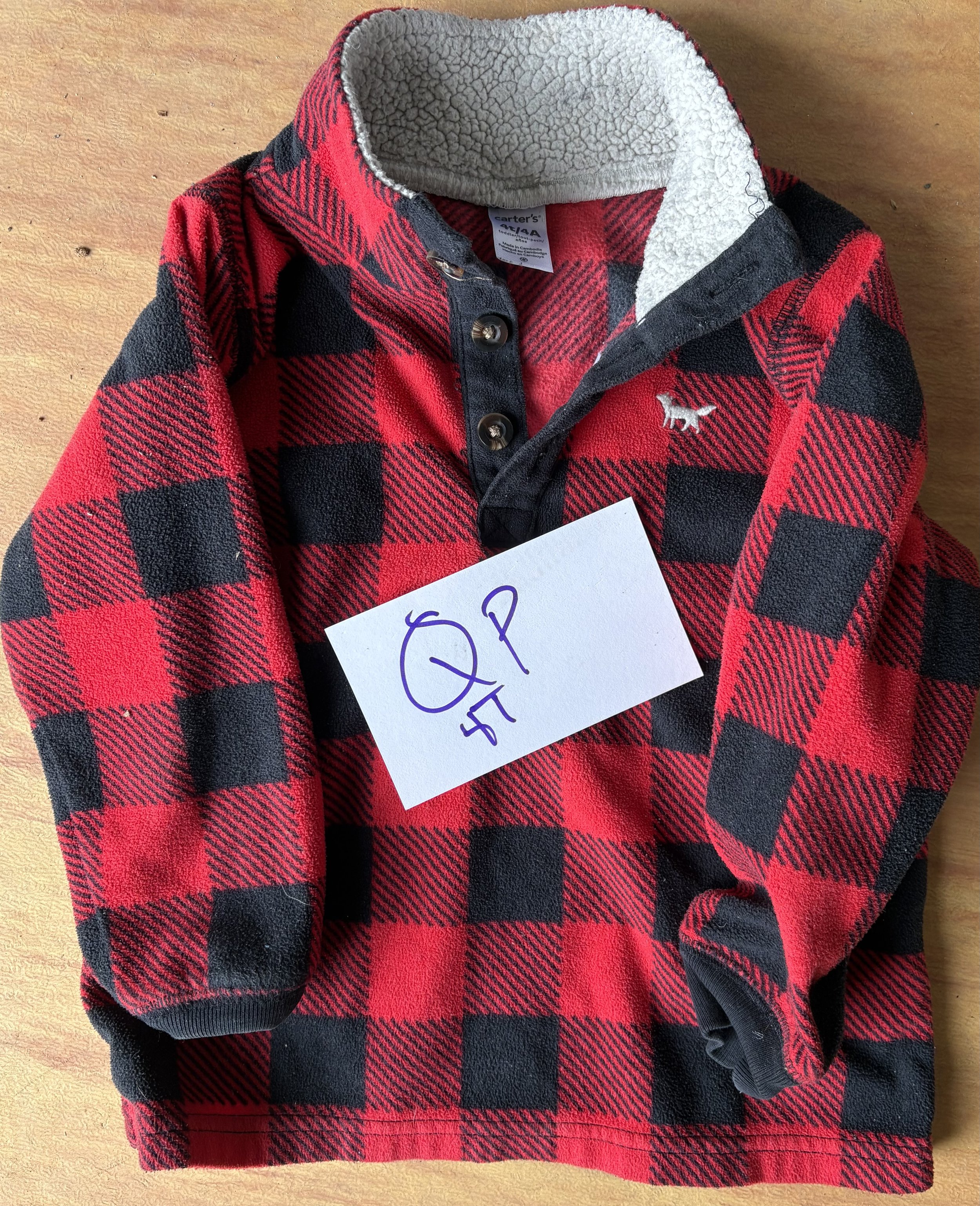 Lot QP 4T red jacket