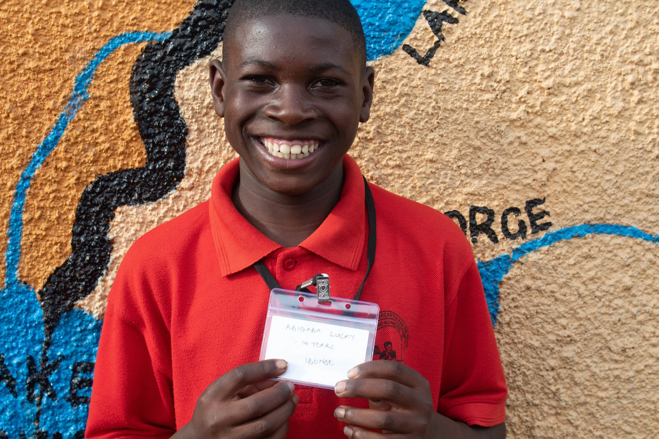 Abigaba Lucky, age 14