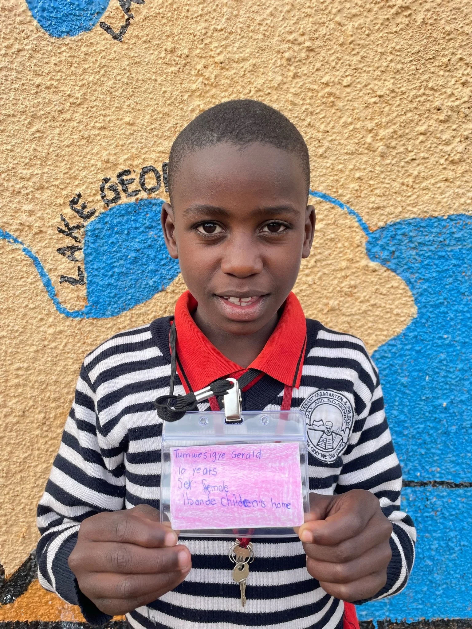 Tumwesigye Gerald, age 10