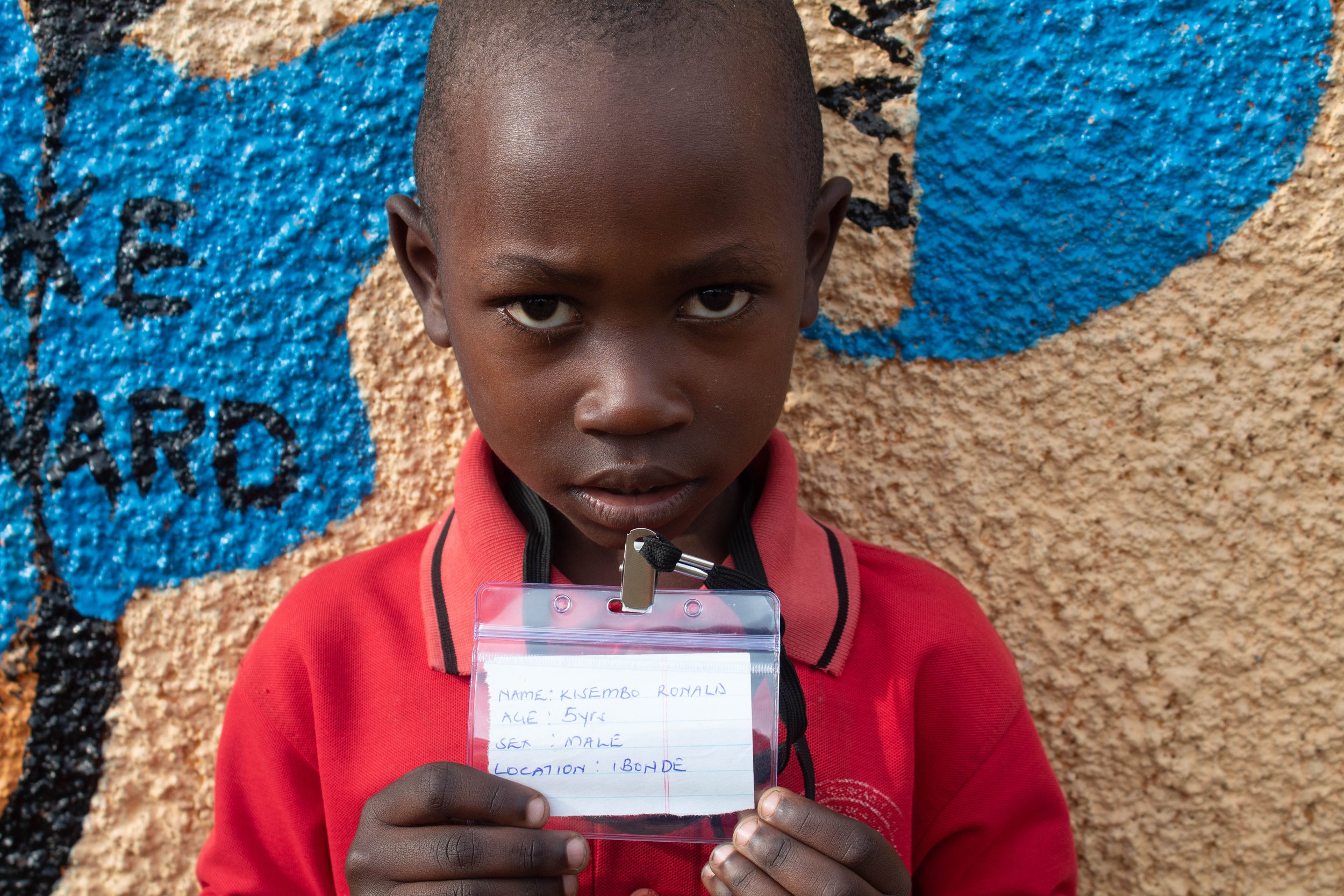 Kisembo Ronald, age 5