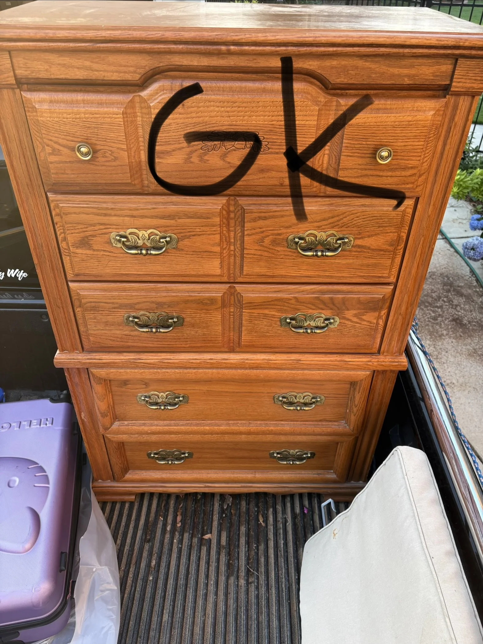 Lot GK tall dresser