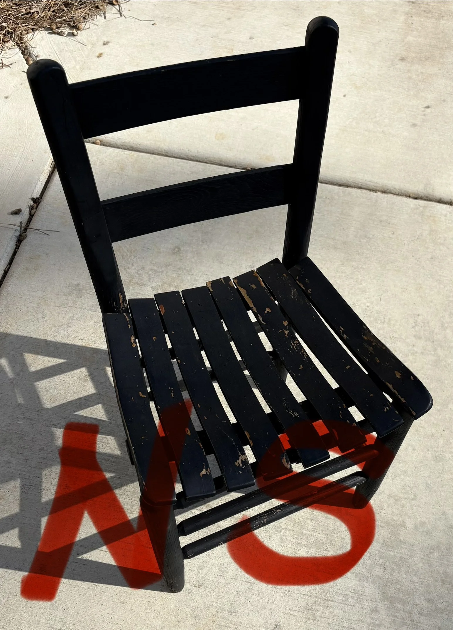 Lot NS kids wood chair