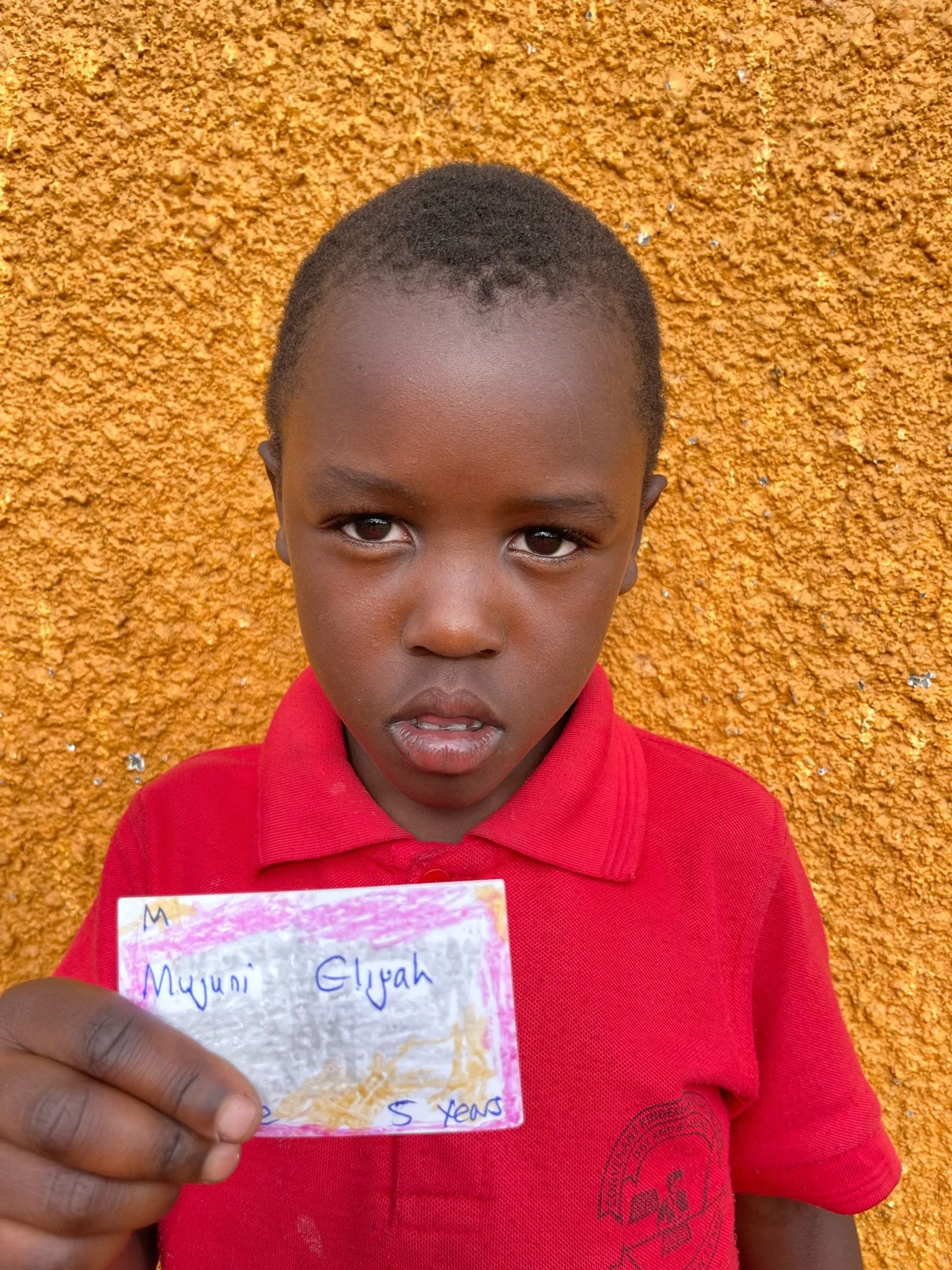 Mujuni Elijah, age 5