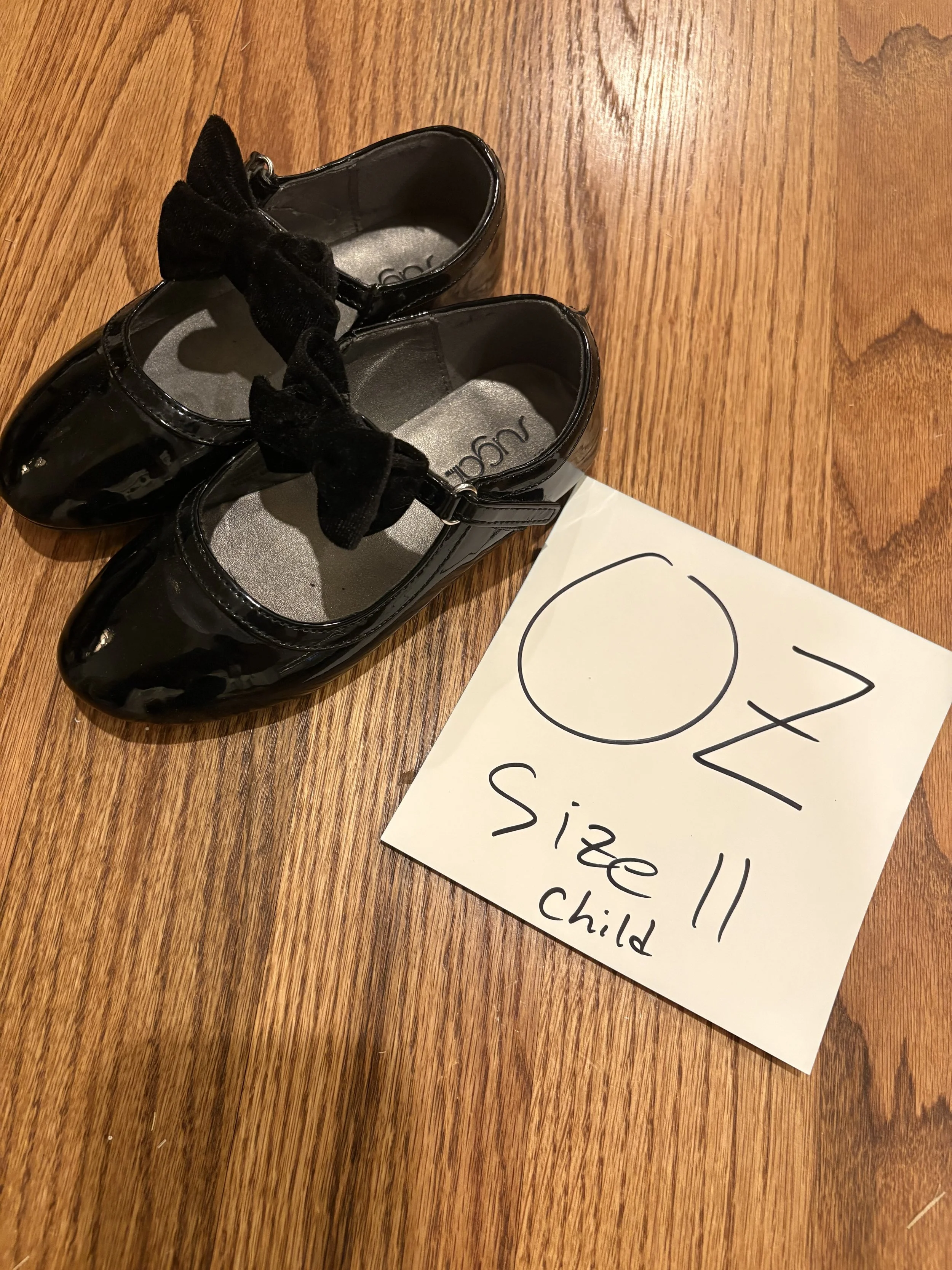 Lots OZ girls fancy shoes size 11 child