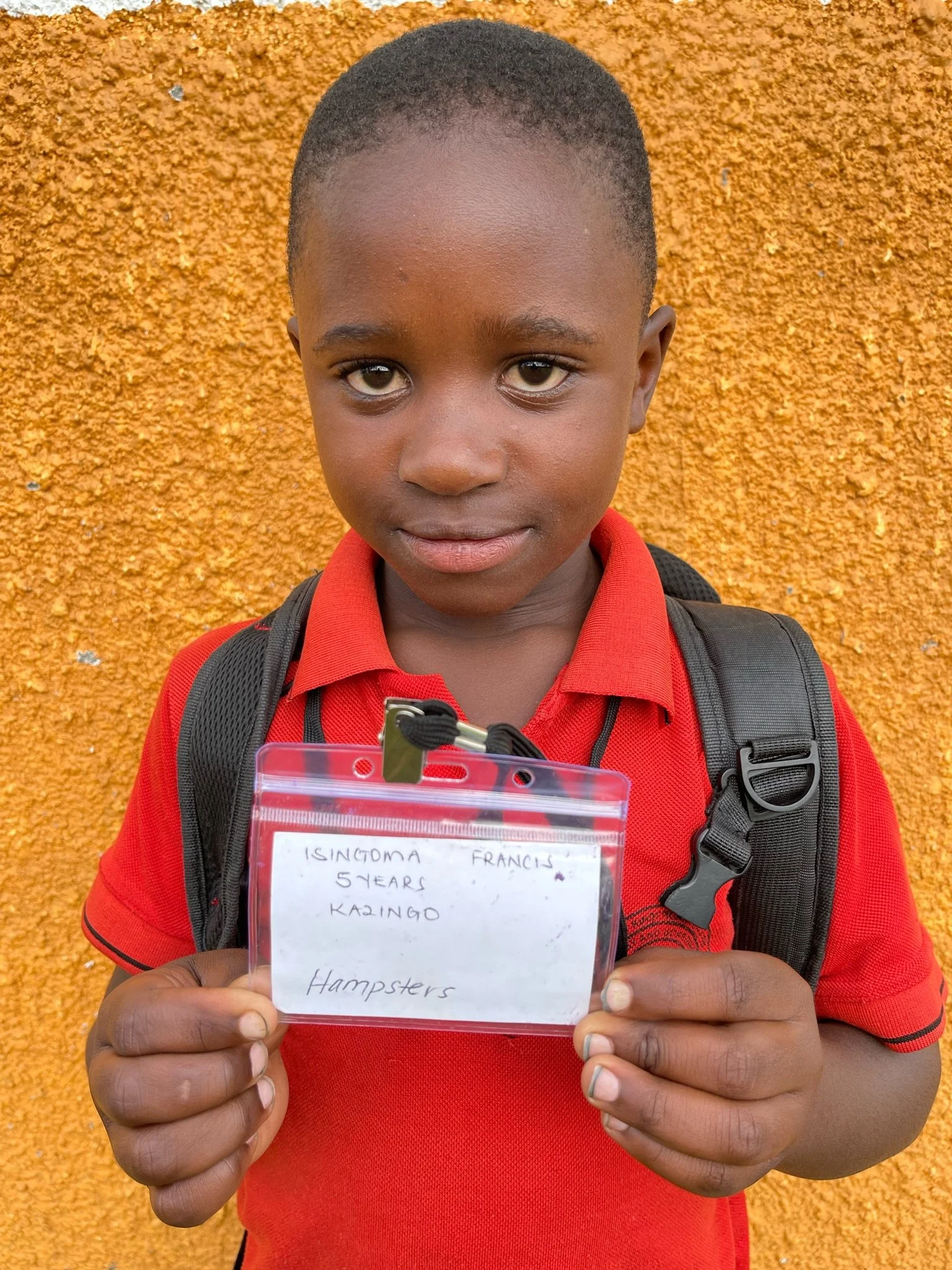 Isingoma Francis, age 5