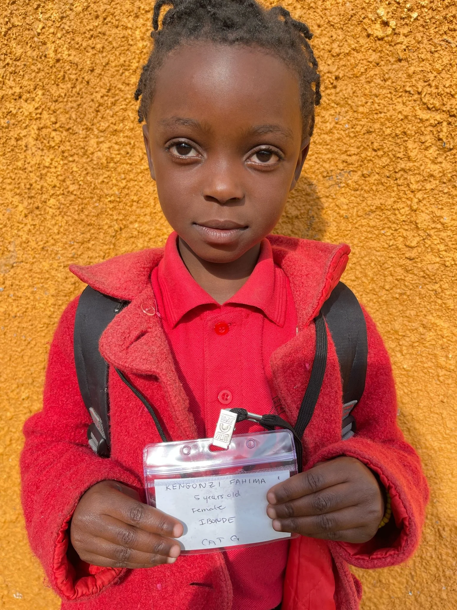 Kengonzi Fahima, age 5