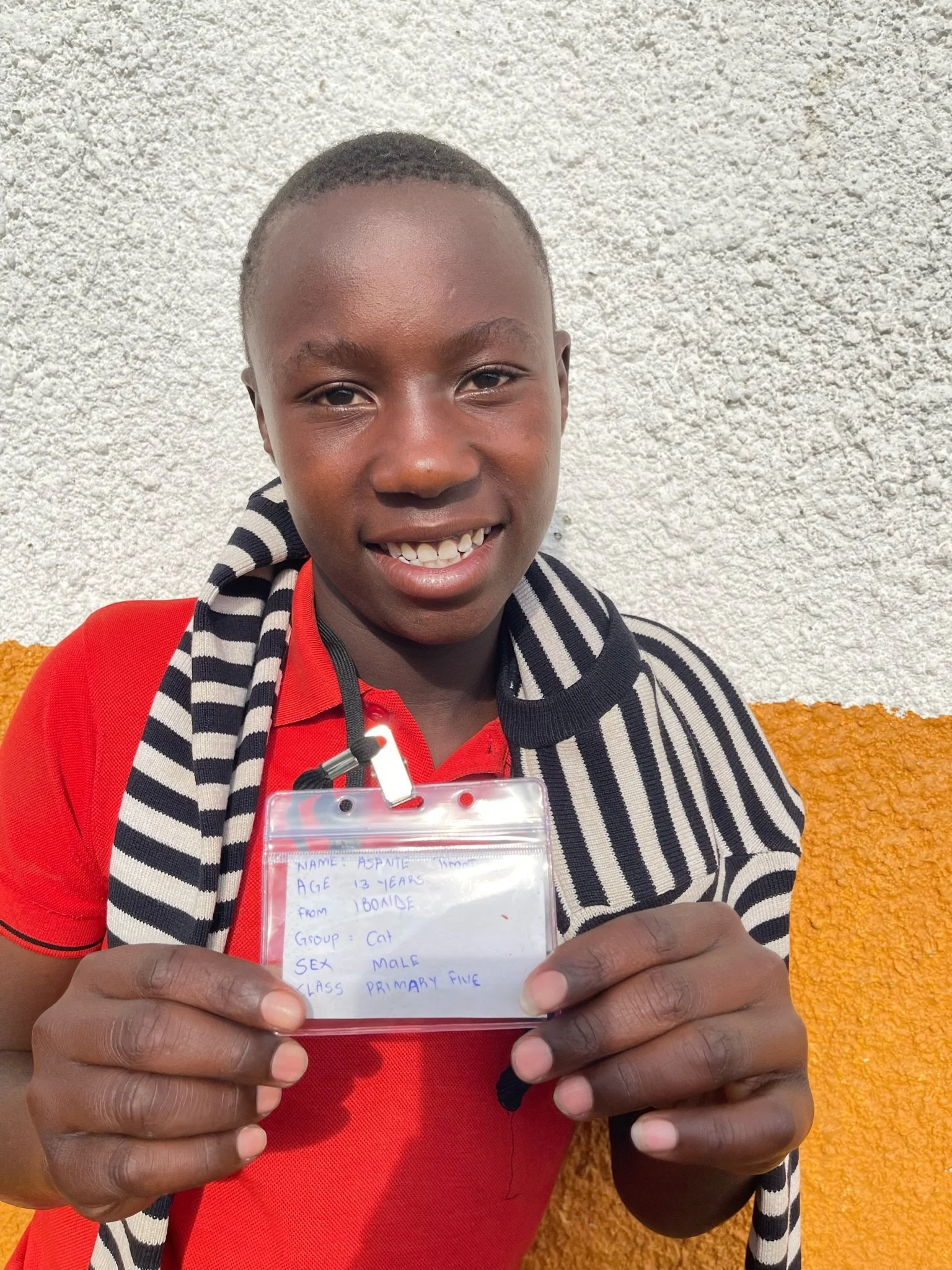 Asante Timothy, age 13