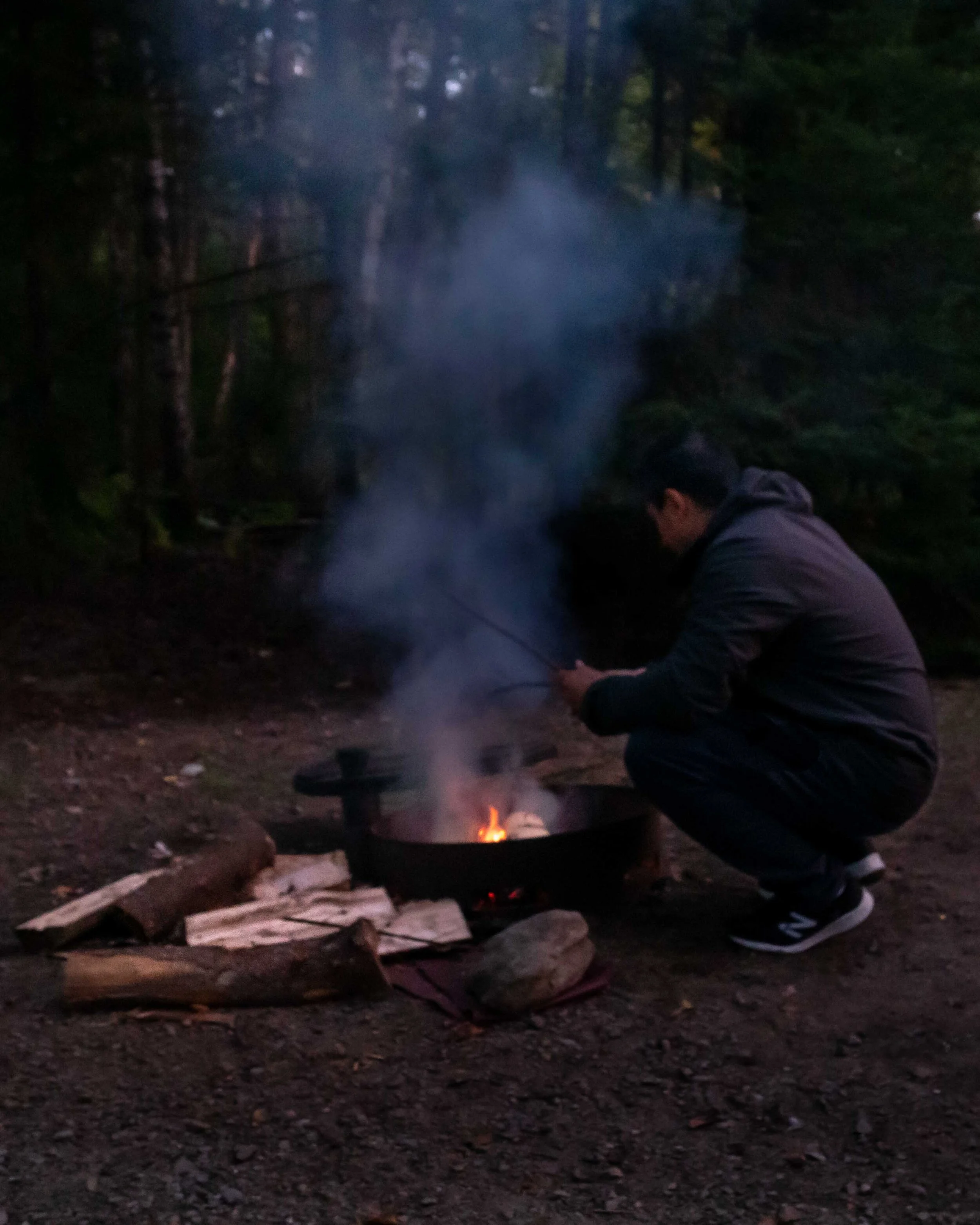 making fire