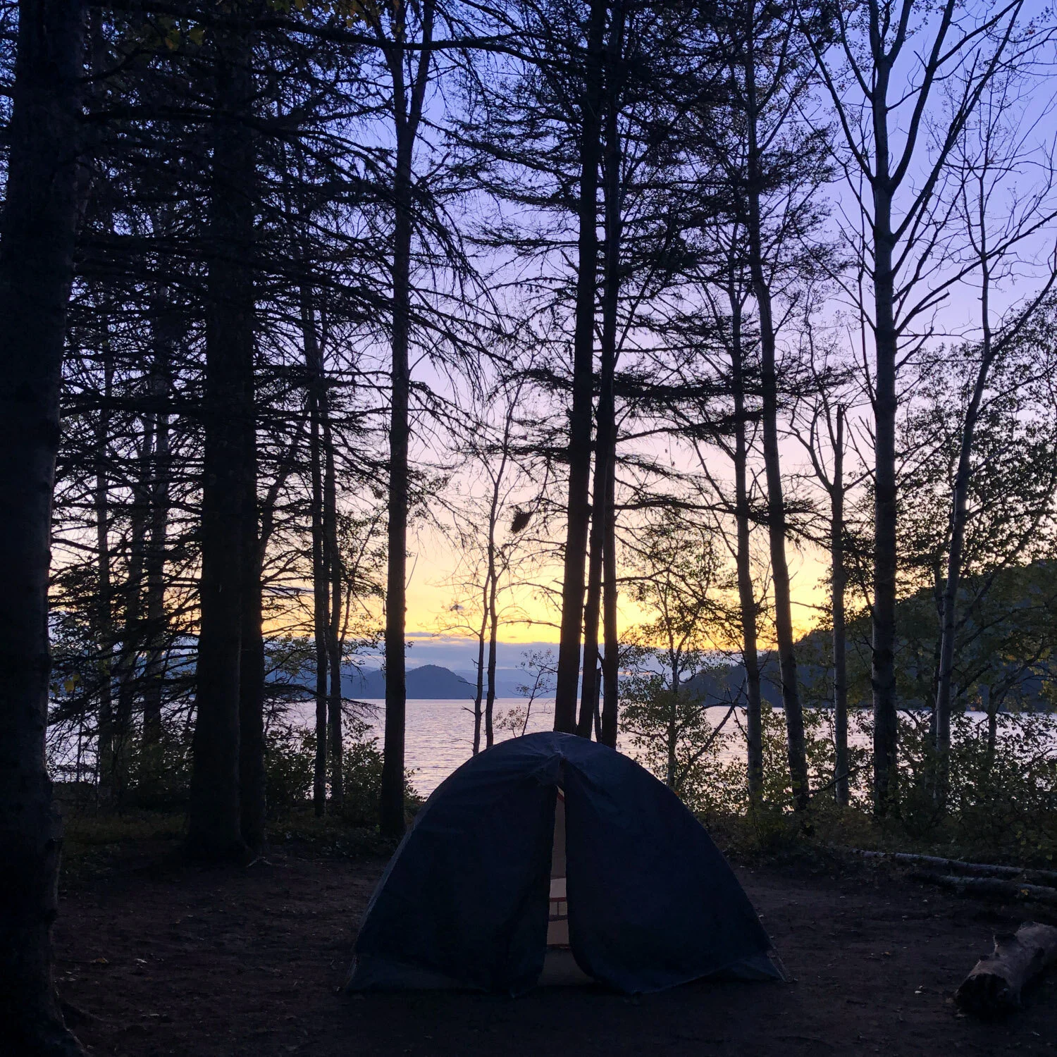 Campground at Saguenay Fjord National Park