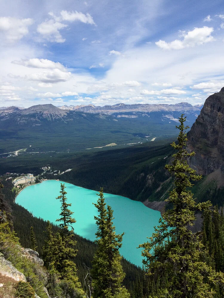 Lake Louise from The Big Beehive