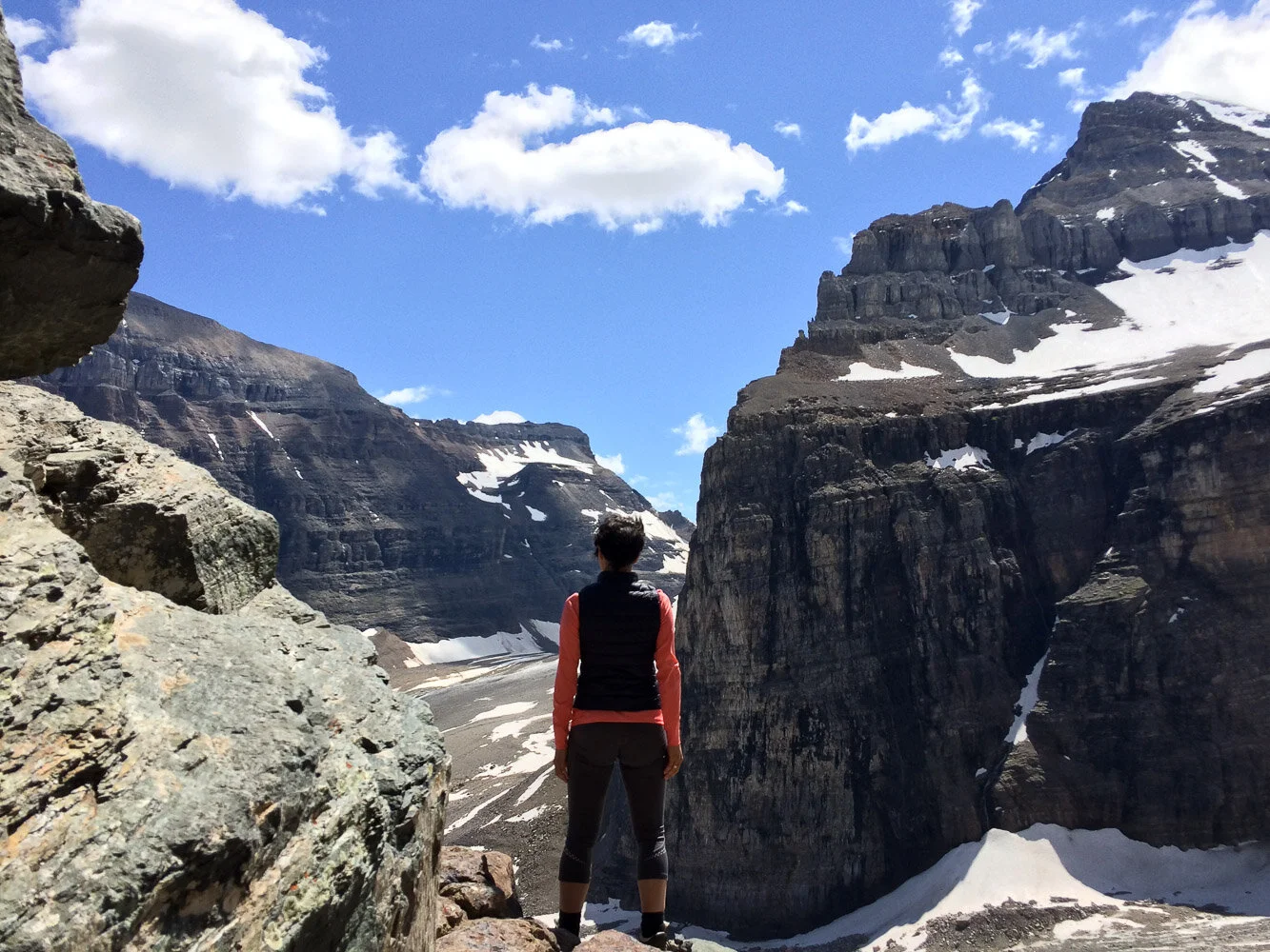 The end of The Plain of Six Glaciers