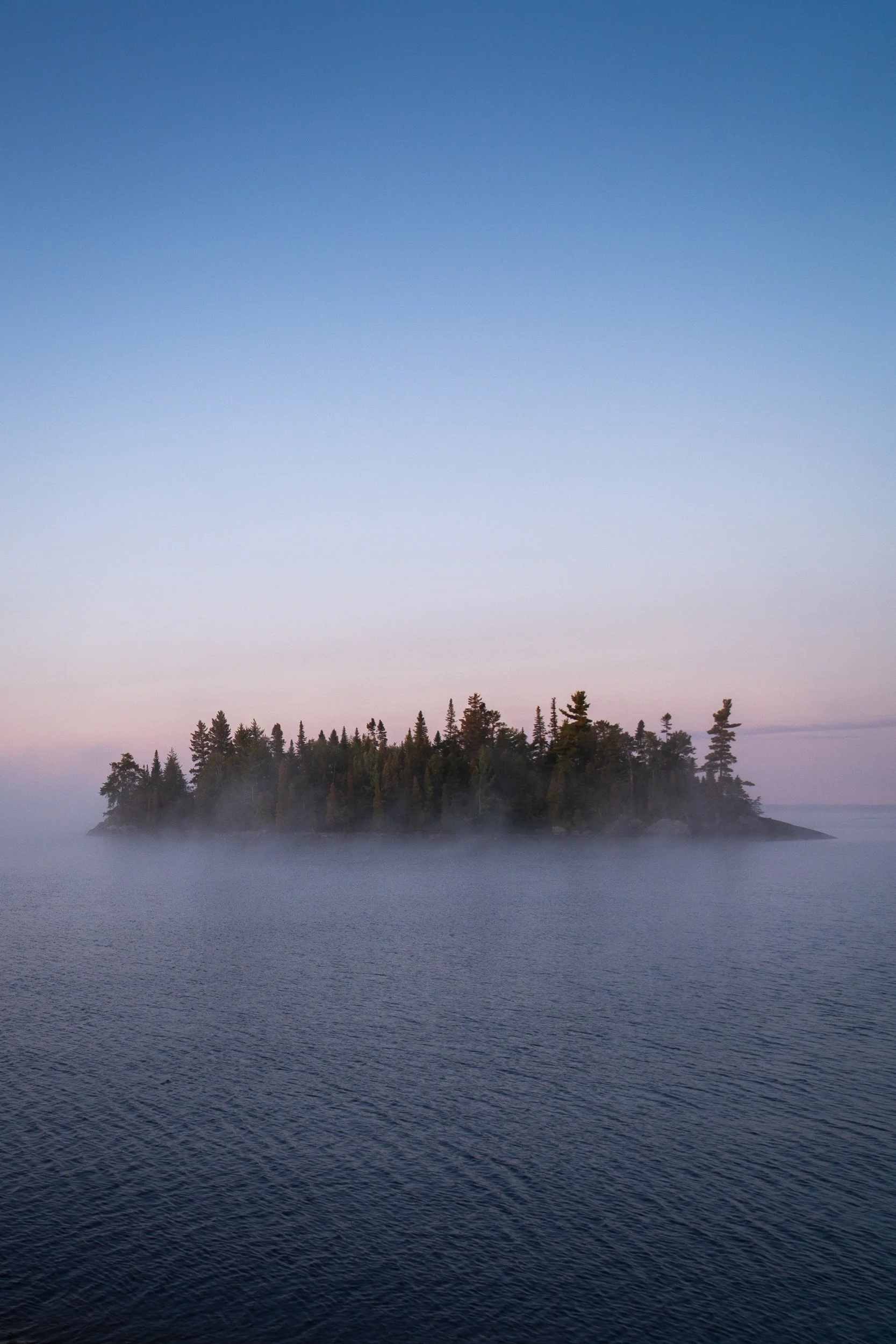 Lac St-Jean colours in Quebec, Canada early morning