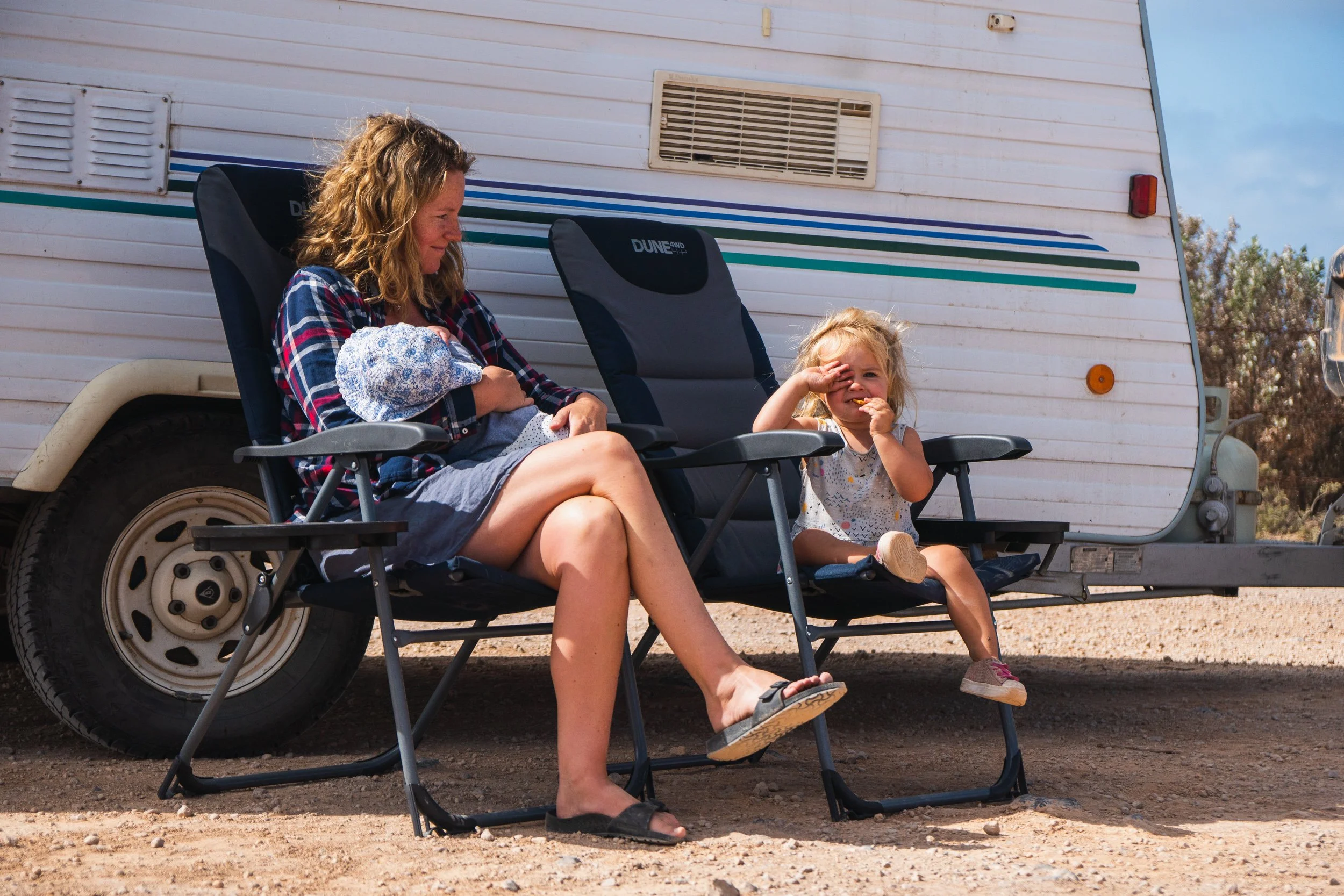 traveling with toddlers in camper van in Australia
