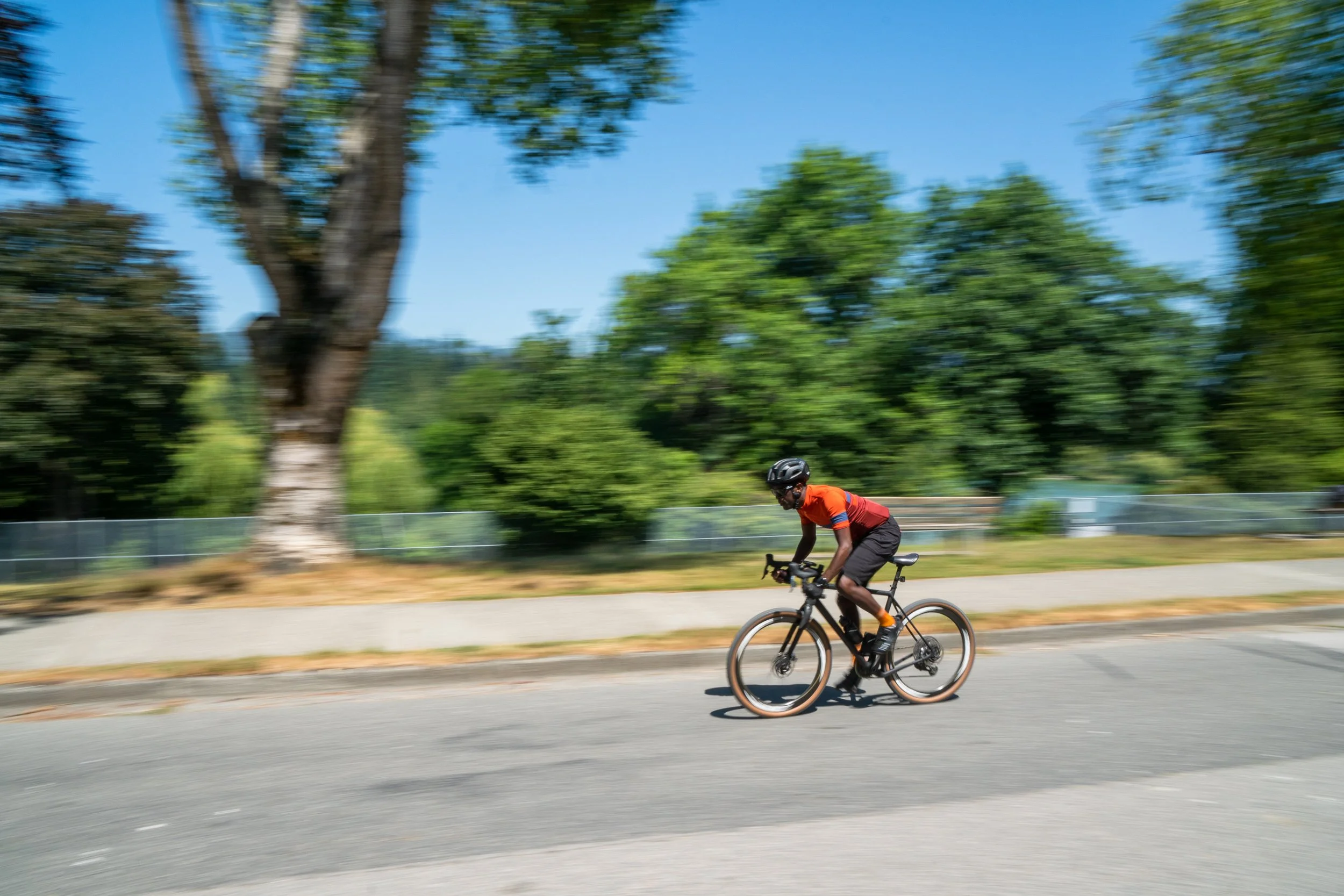 Jabig on opencycle bike riding fast