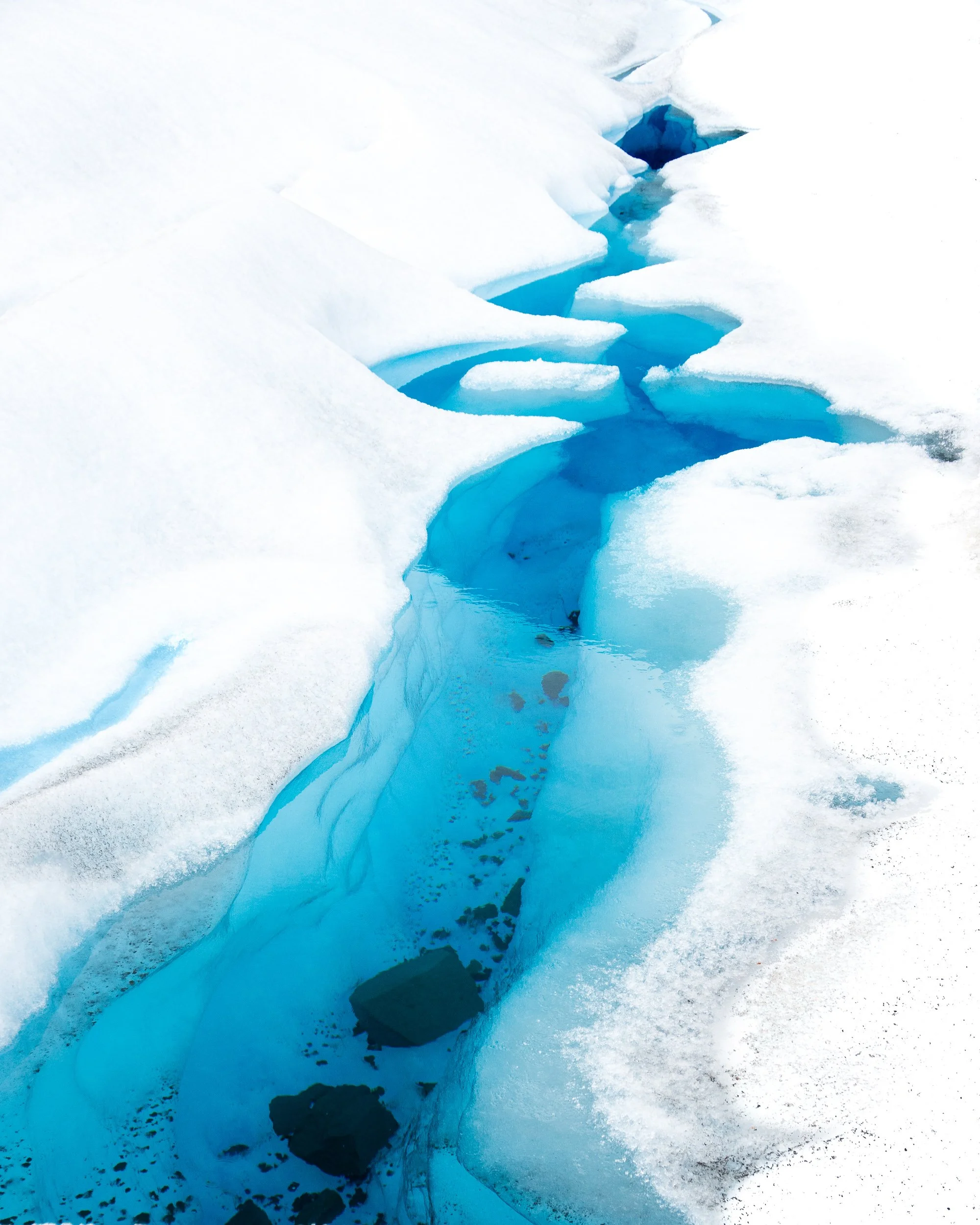 Crevasse in Perito Moreno Glacier