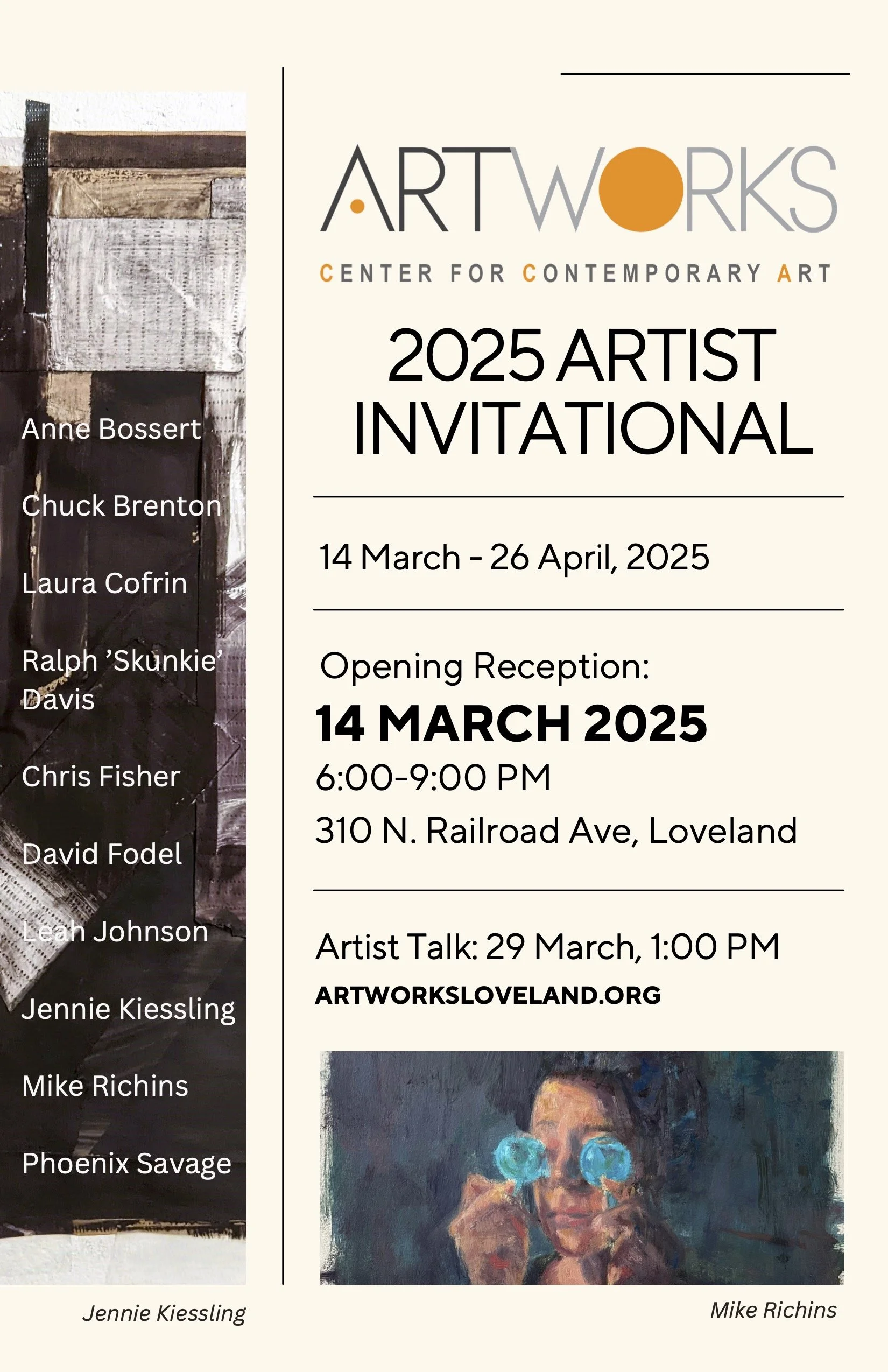 Artworks Center for Contemporary Art 2025 Artist Invitational