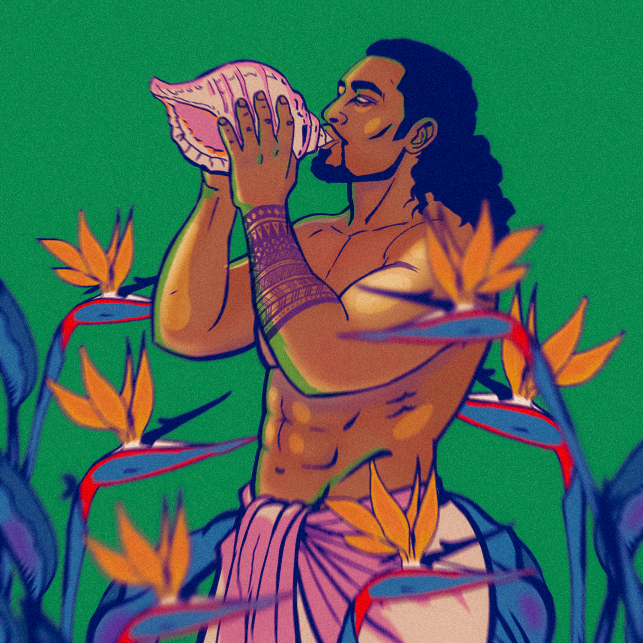 Conch - A3 Art Print