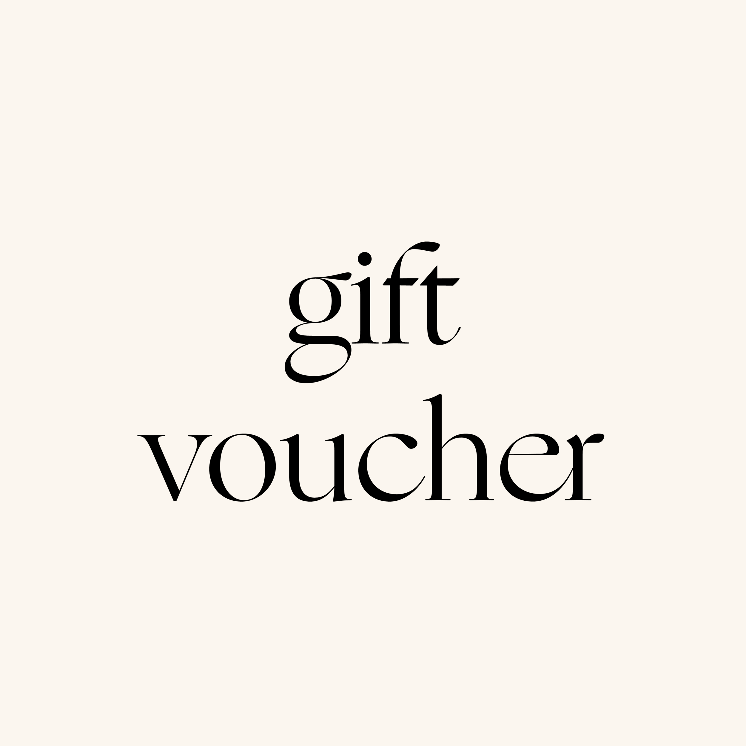 Gift Vouchers