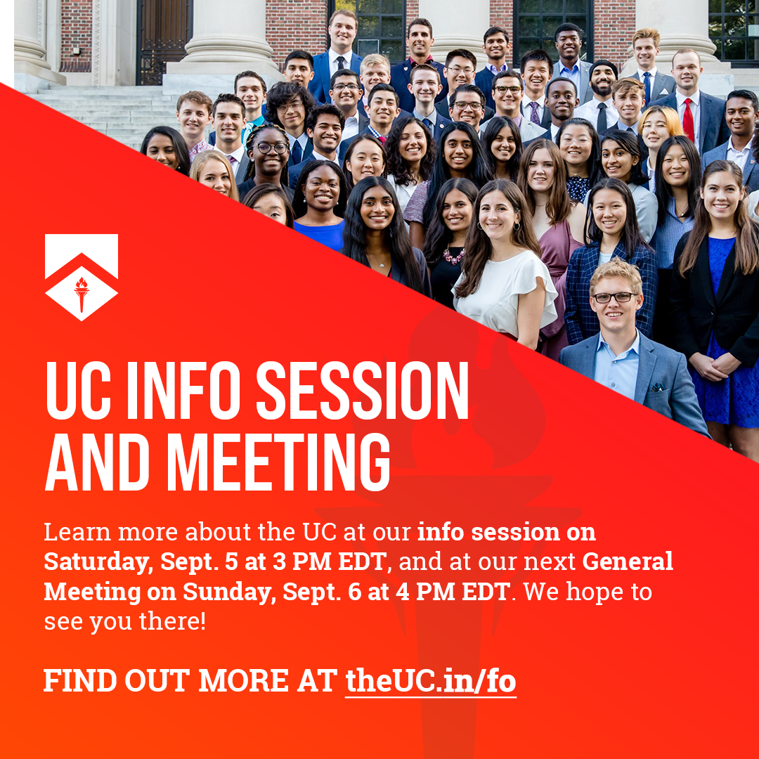 UC Info Session &amp; Meeting