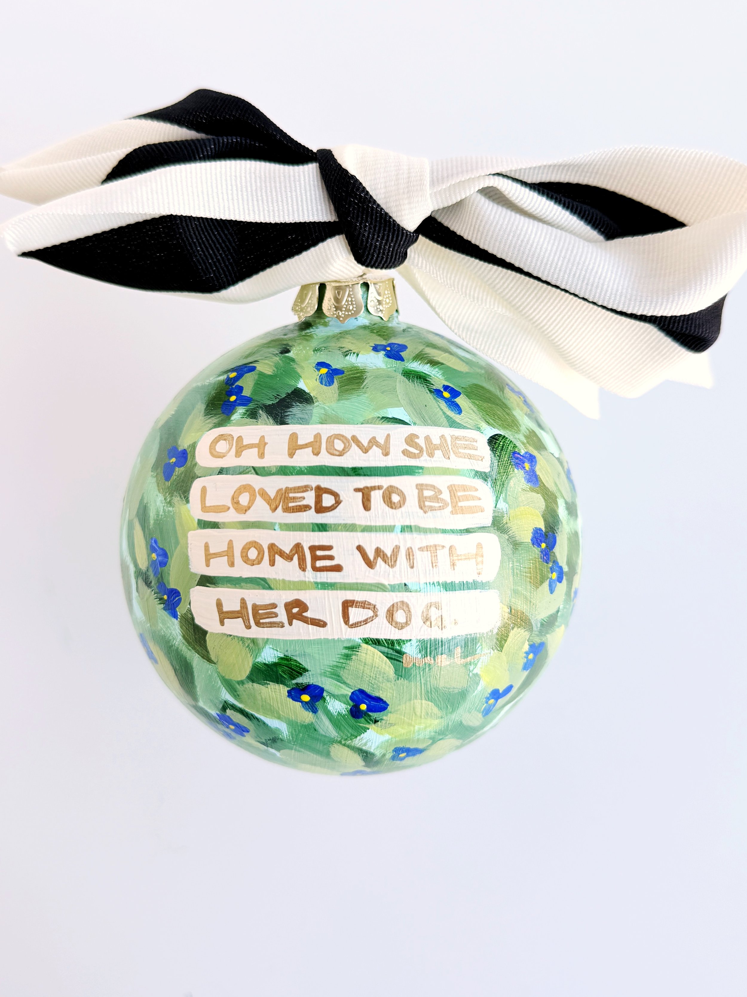 Cobalt Homebody Ornament