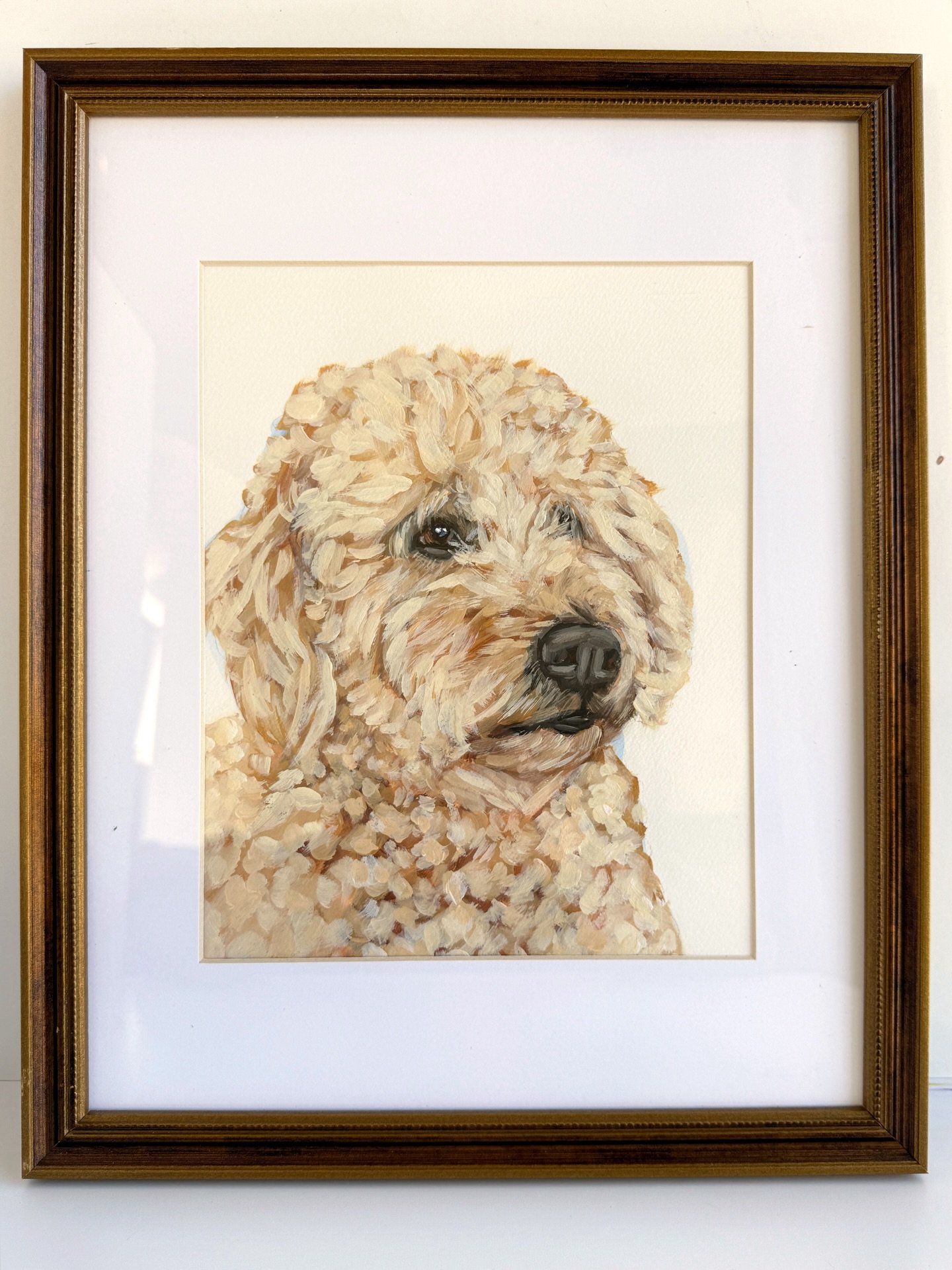 The most handsome @lifeofbodiedood 🧡
8x10 on paper 

#doodleloversofig #ilovemygoldendoodle #petportraitartist