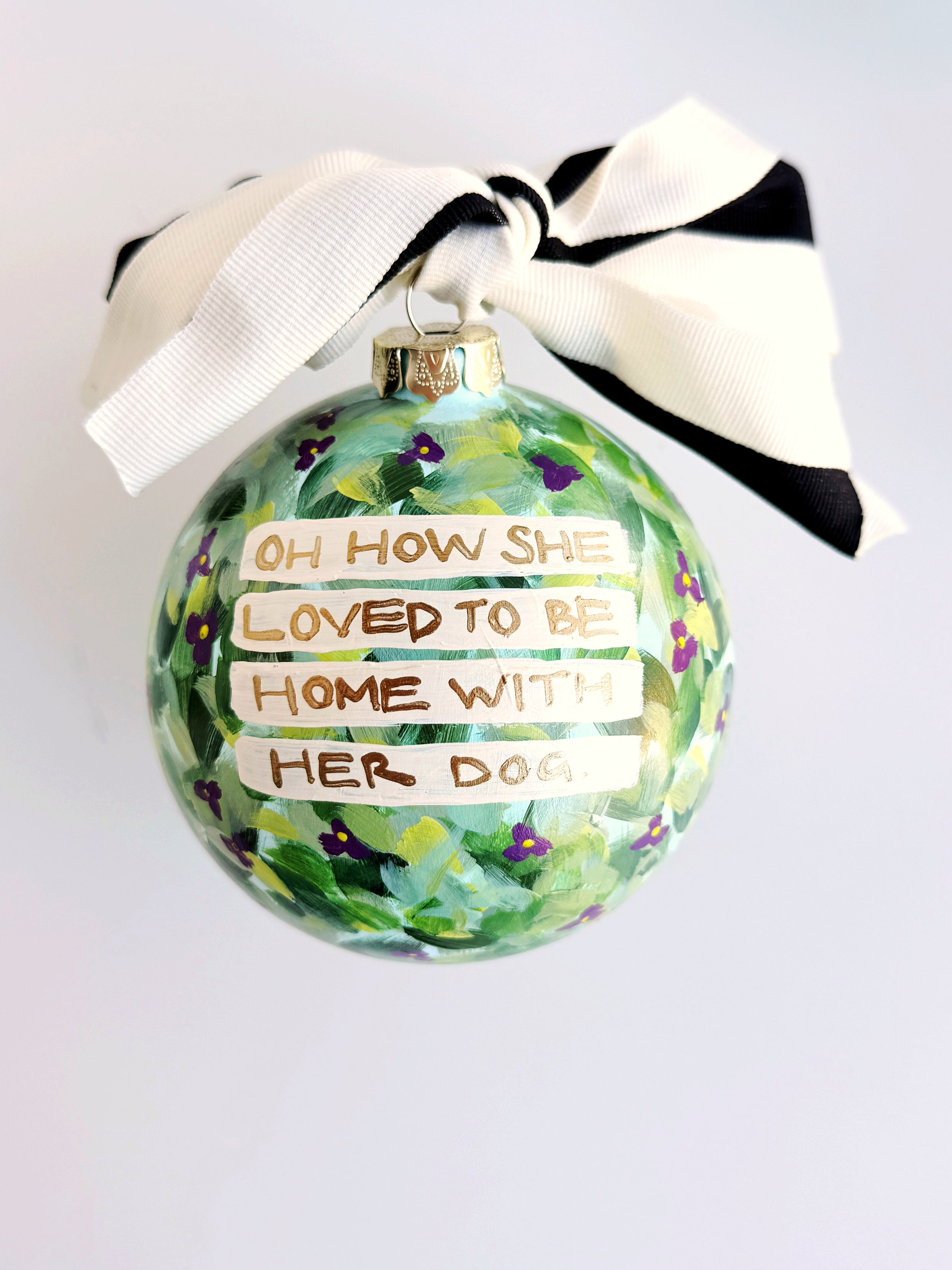 Plum Homebody Ornament