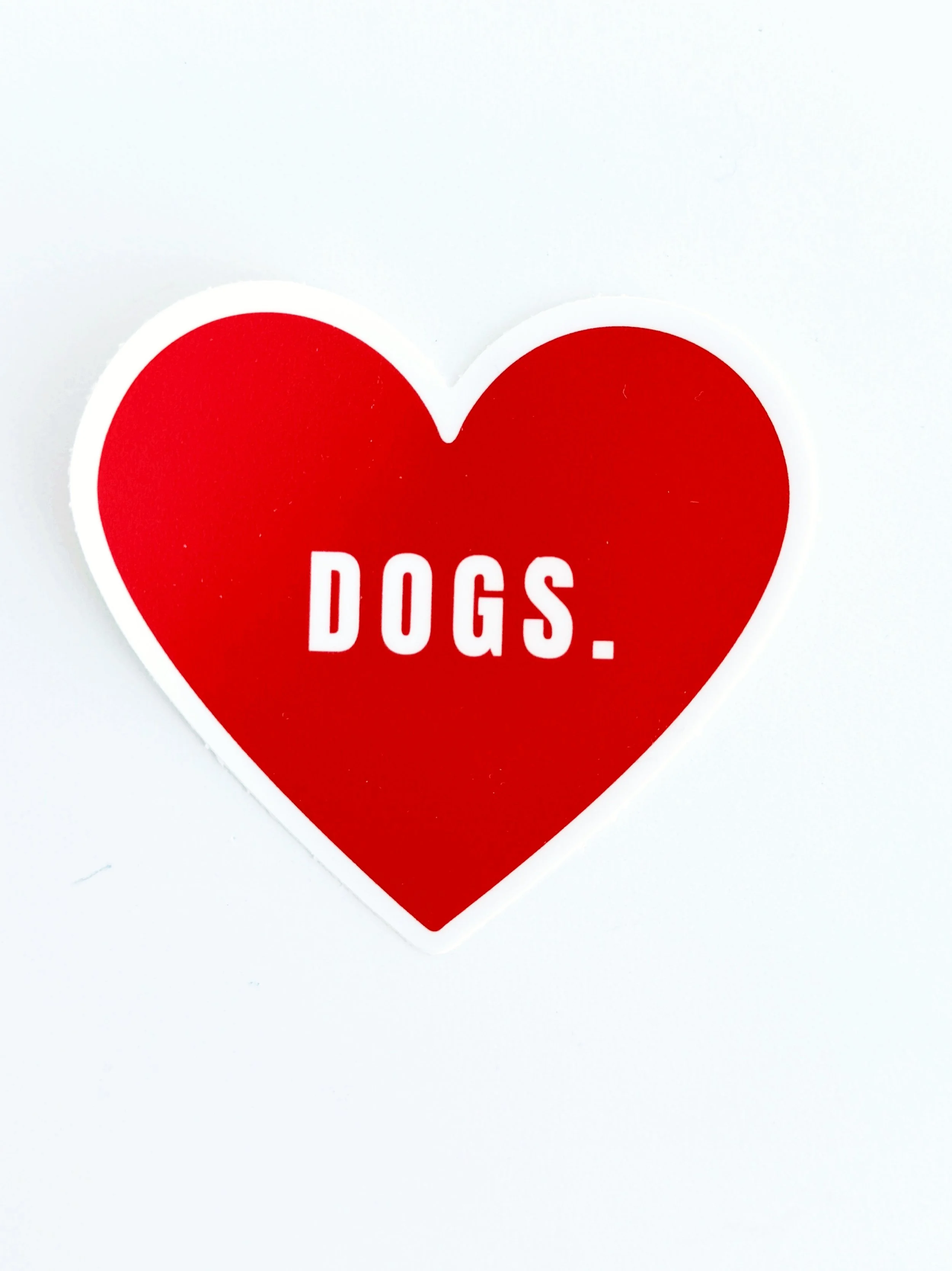 Heart Dogs Sticker