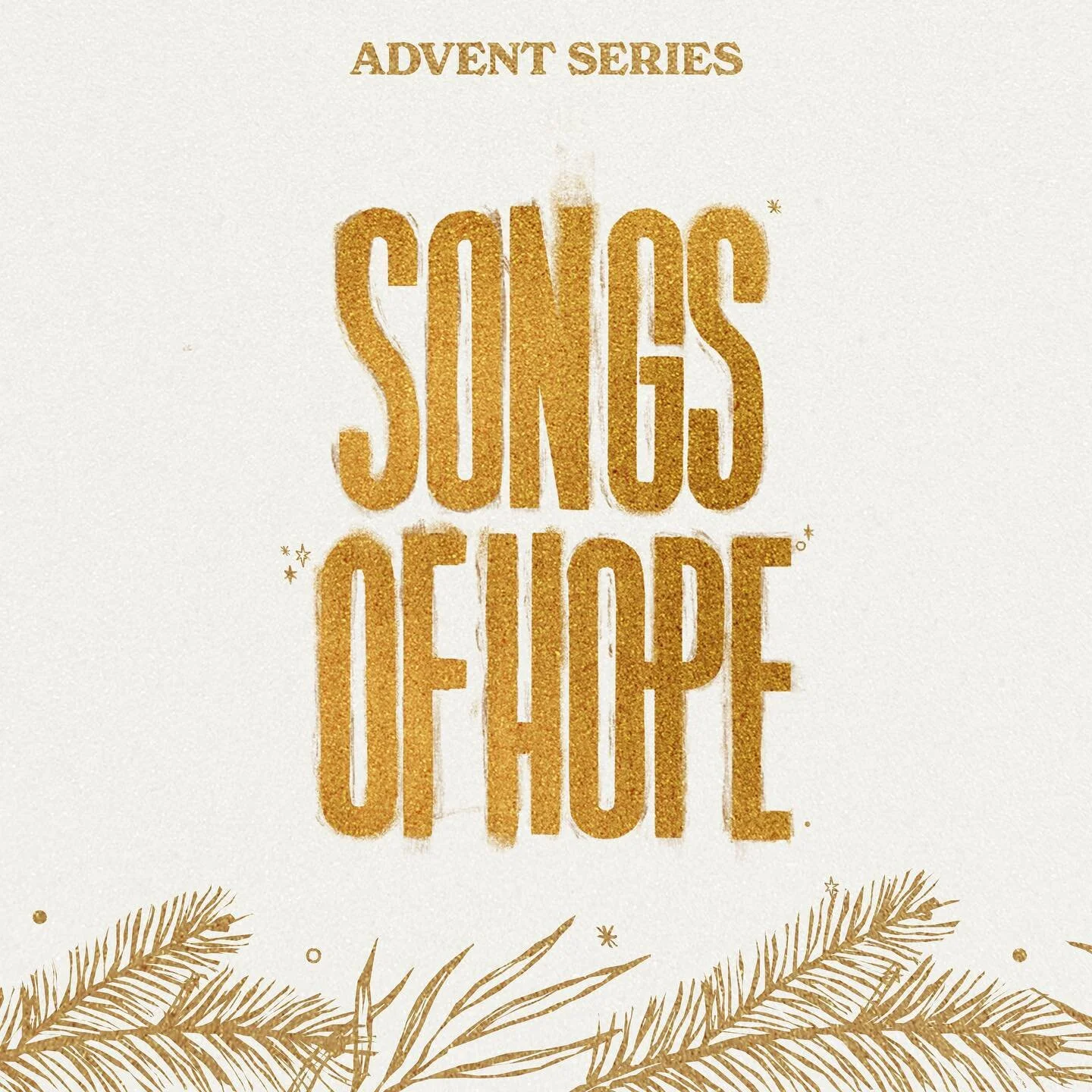 I had the pleasure of creating a Christmas sermon graphic titled &ldquo;songs of hope&rdquo; 🎵🎶⛪️🎄

This was a really fun project that I got to add a lot of texture to, hand-letter, and play with foil! 🤩

I always make a ton of different artboard