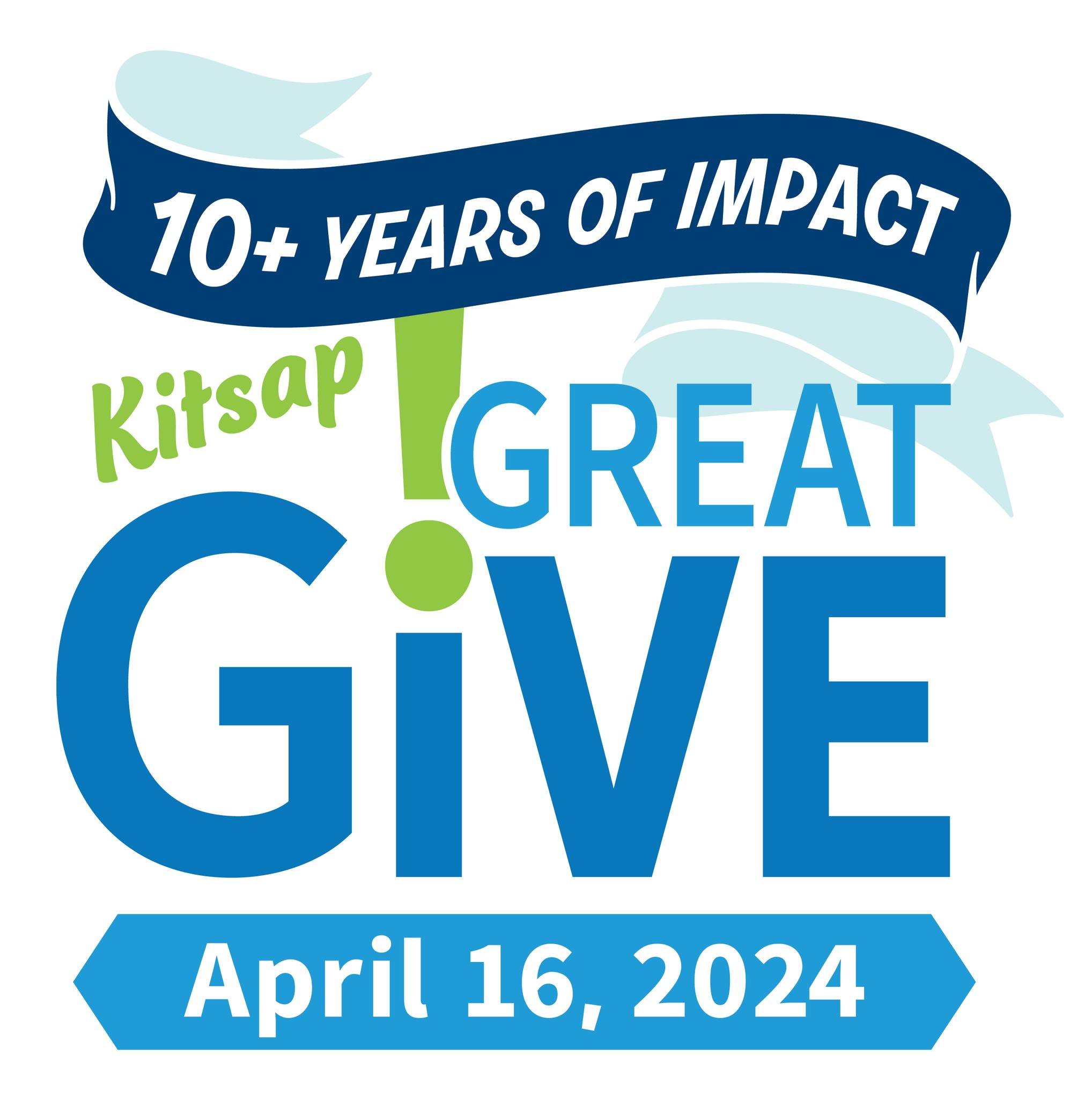 MULTIPLY YOUR IMPACT

By giving a one time gift through the Kitsap Great Give, your funds will be doubled through GO's matching gift, and matched proportionally by the Kitsap Community Foundation another one on top of that!

No matter where you live 