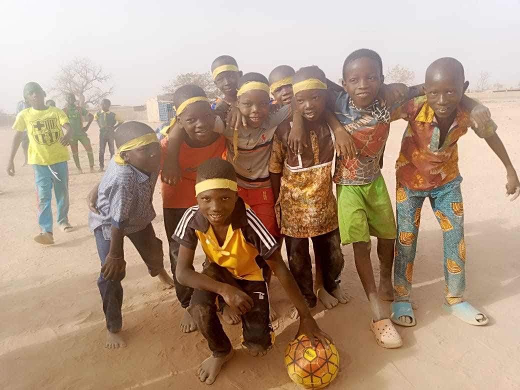 At Grace School in Burkina Faso, hard work pays off with some sports time. Soccer is always a favorite and these boys are ready!