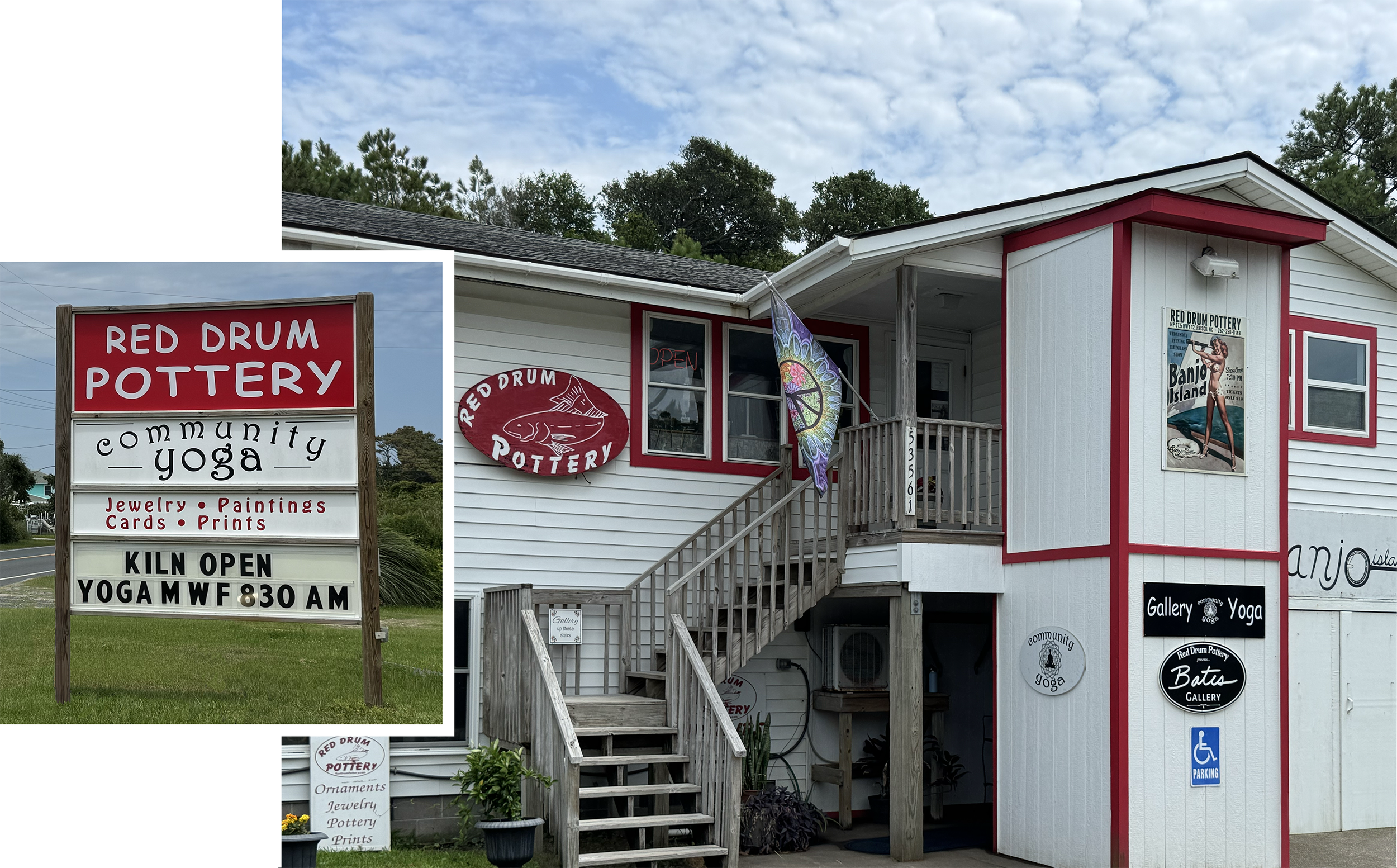 6. Red Drum Pottery &amp; Paintings