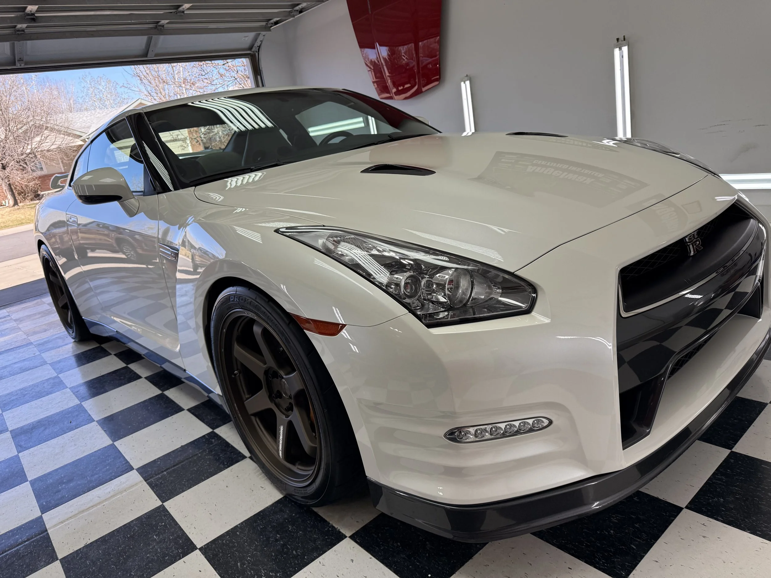 White Sports Car