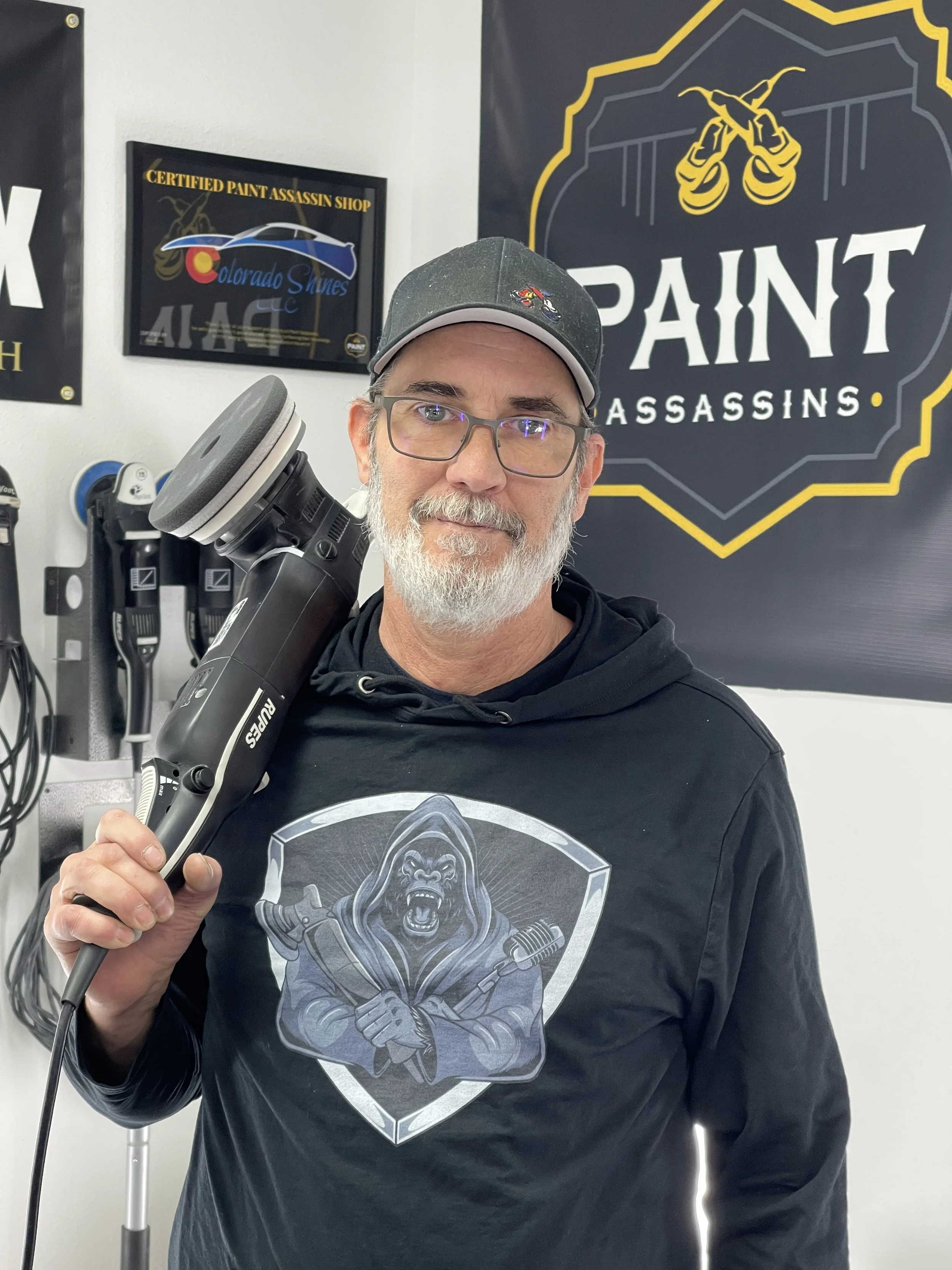 Bill Martin in the Shop