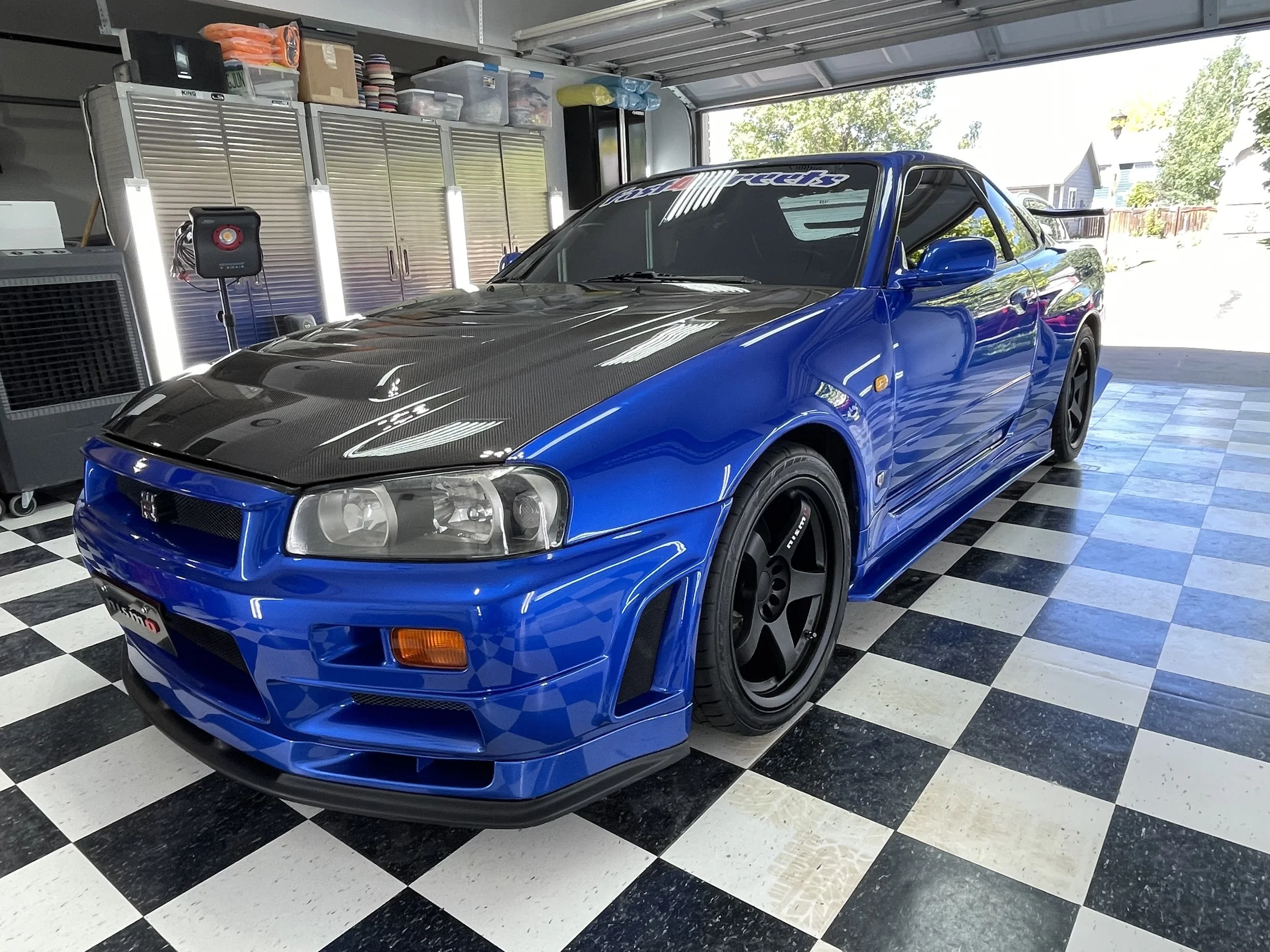 New Blue Sports Car