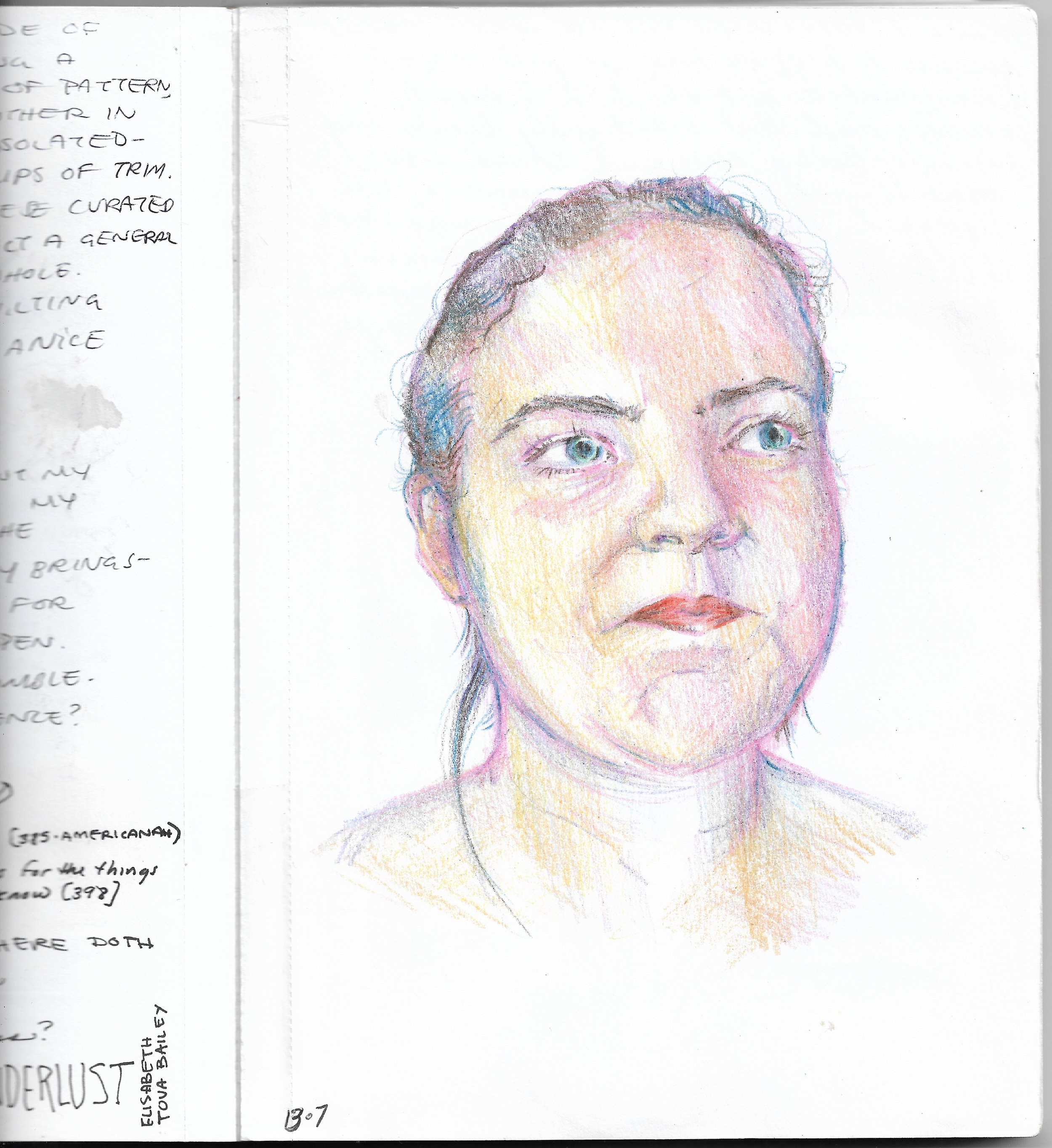 Méxio - colored pencil, 2020