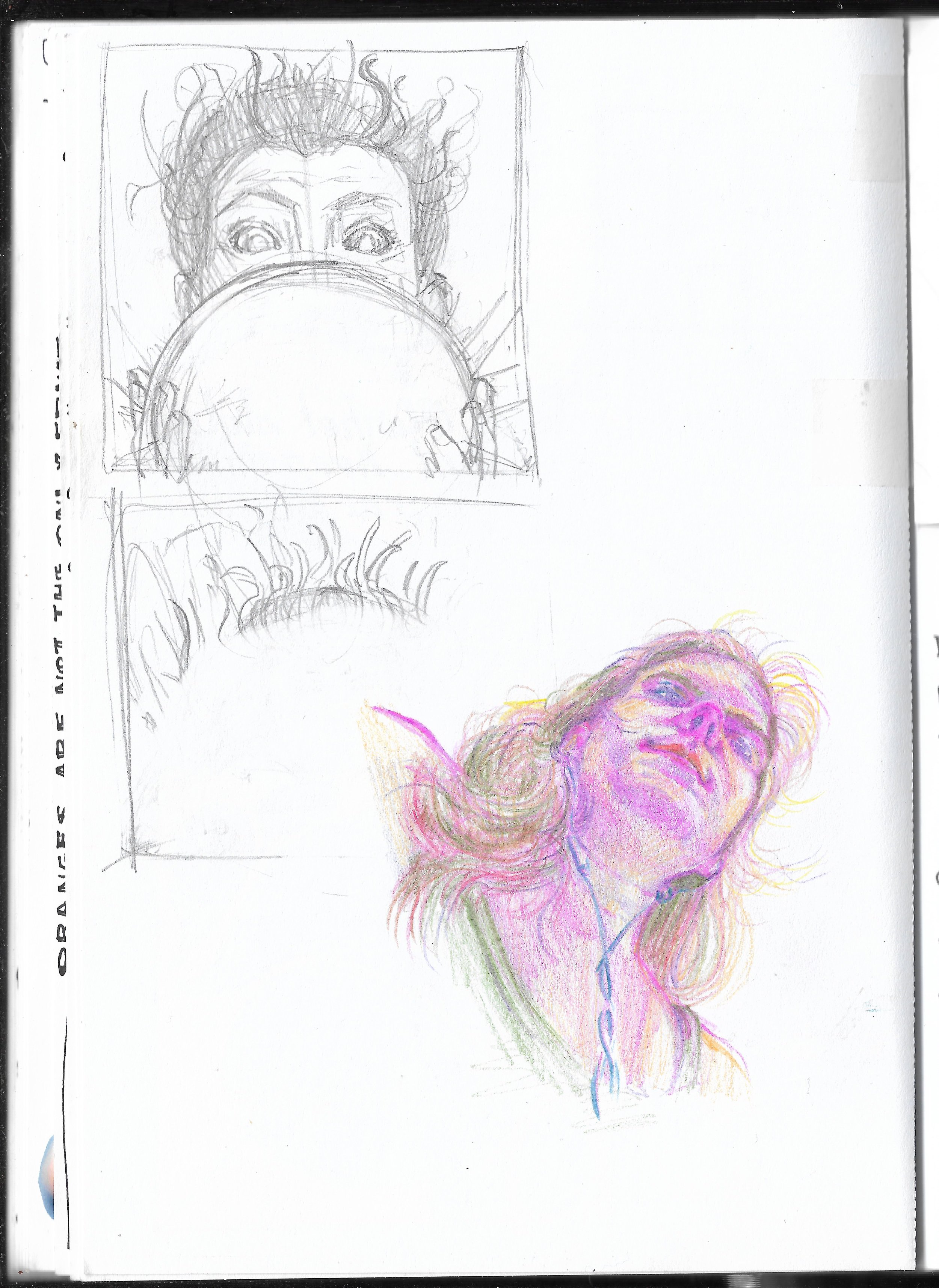 Méxio - colored pencil, 2020