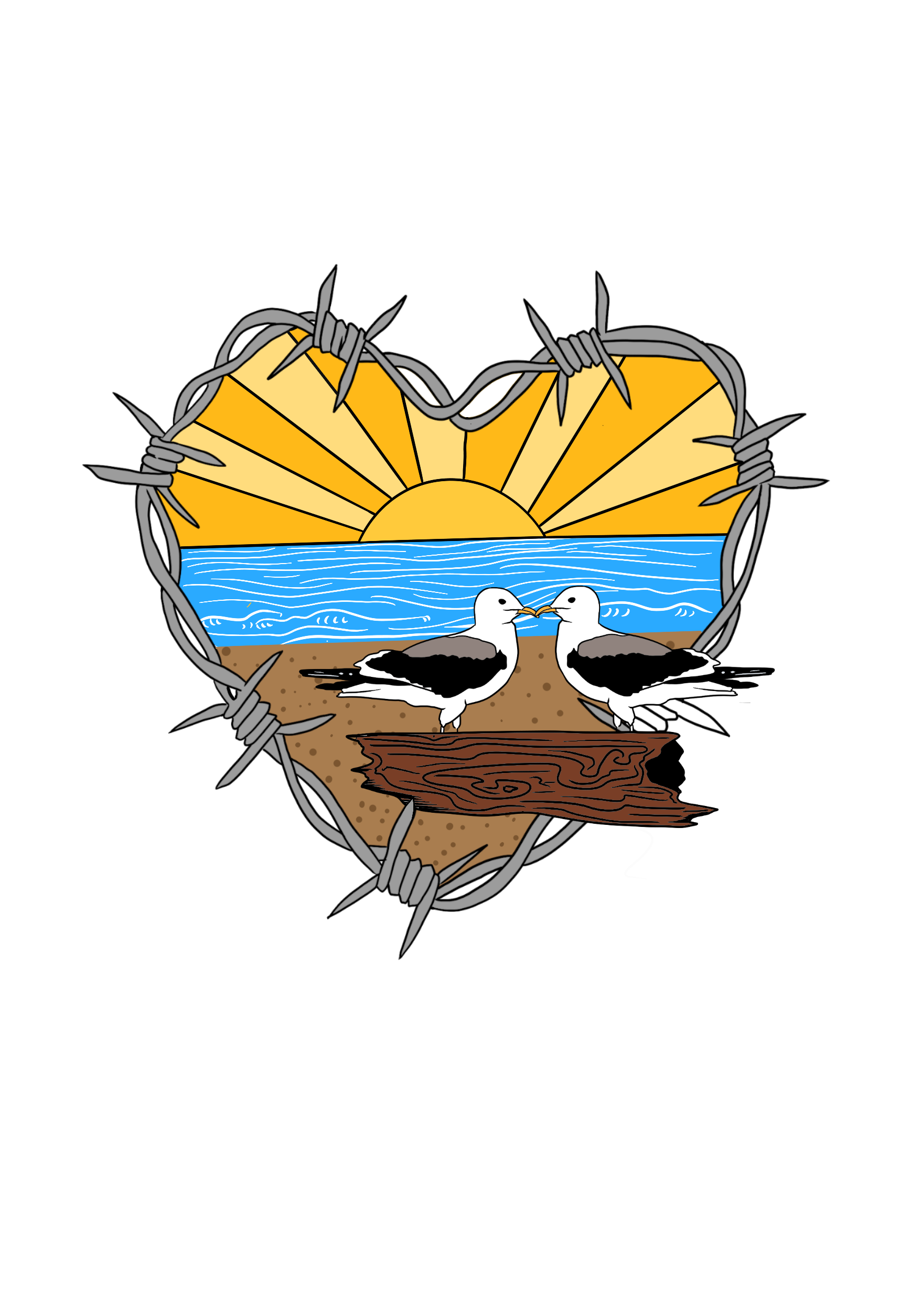 Ocean Beach (Sticker) - Frisco Love Letter