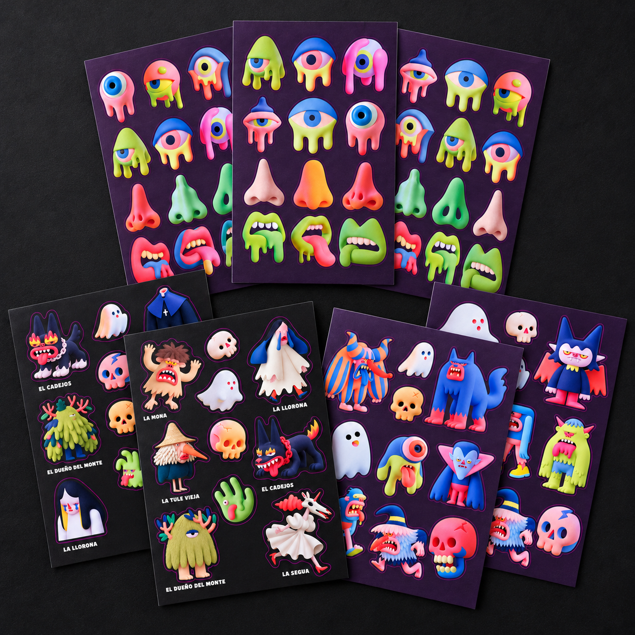All 3 Sets Bundle: Build a Monster + Legends + Classic Monsters