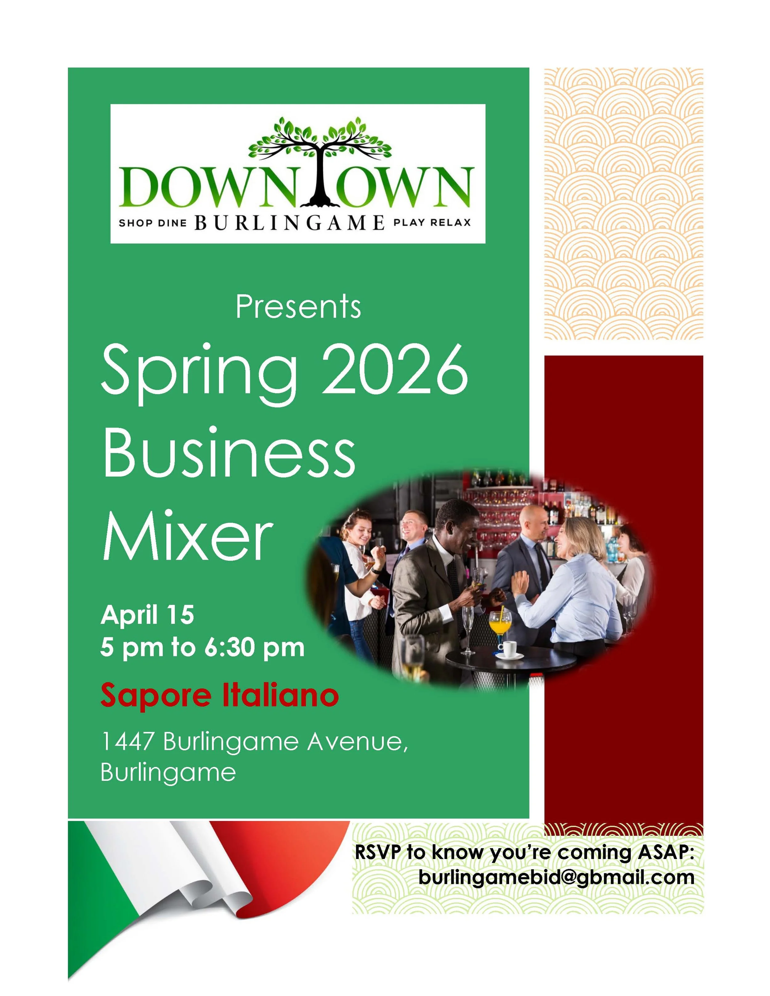 Quarterly Business Mixer with Sapore!