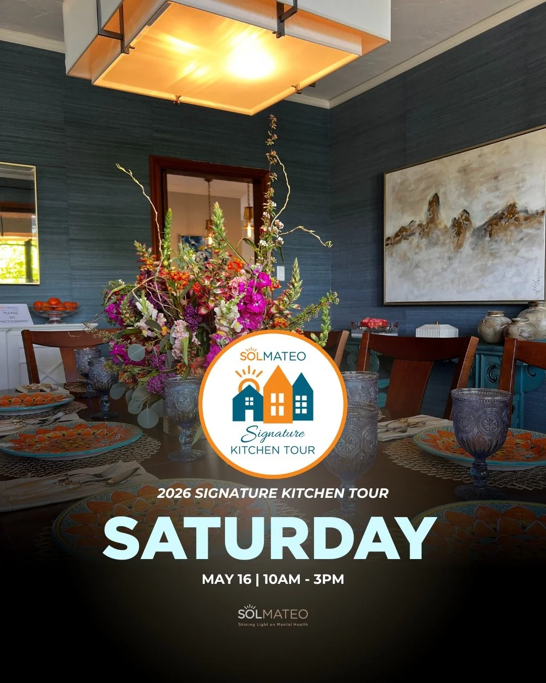 A day that makes a difference 🧡

Saturday, May 16th, Sol Mateo is opening the doors to beautifully crafted kitchens and gardens, delicious bites from local culinary talent, and curated artisan shopping.

Every ticket supports Mental Health Associati